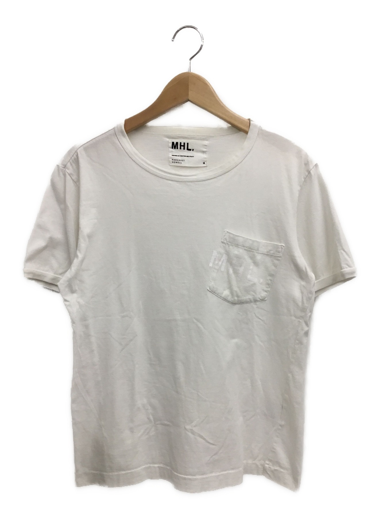 中古・古着通販】MHL (エムエイチエル) Tシャツ ホワイト サイズ:M