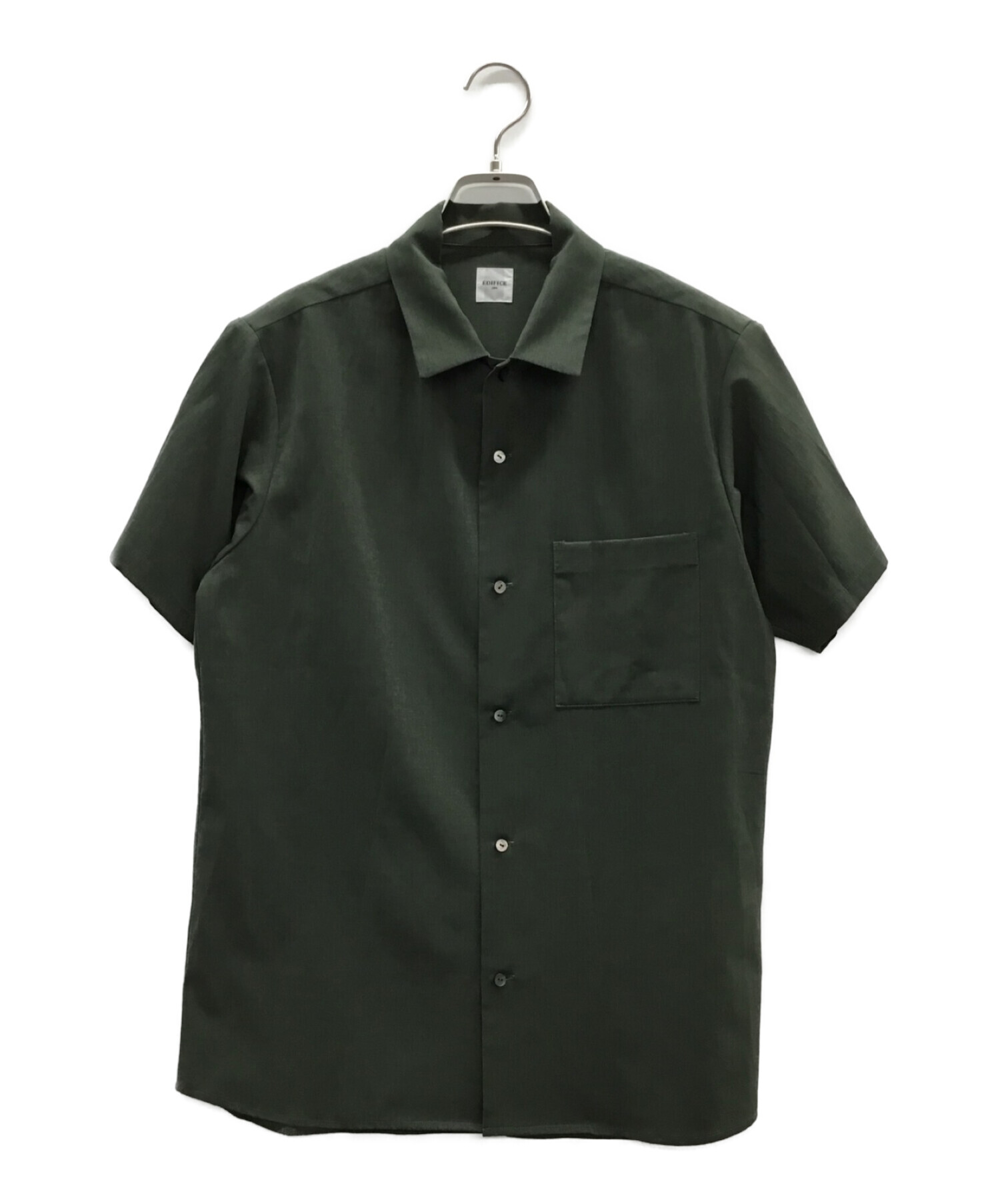 EDIFICE エディフィス シャツ サイズ:L ナイロン 半袖 RIVERBED SHIRT