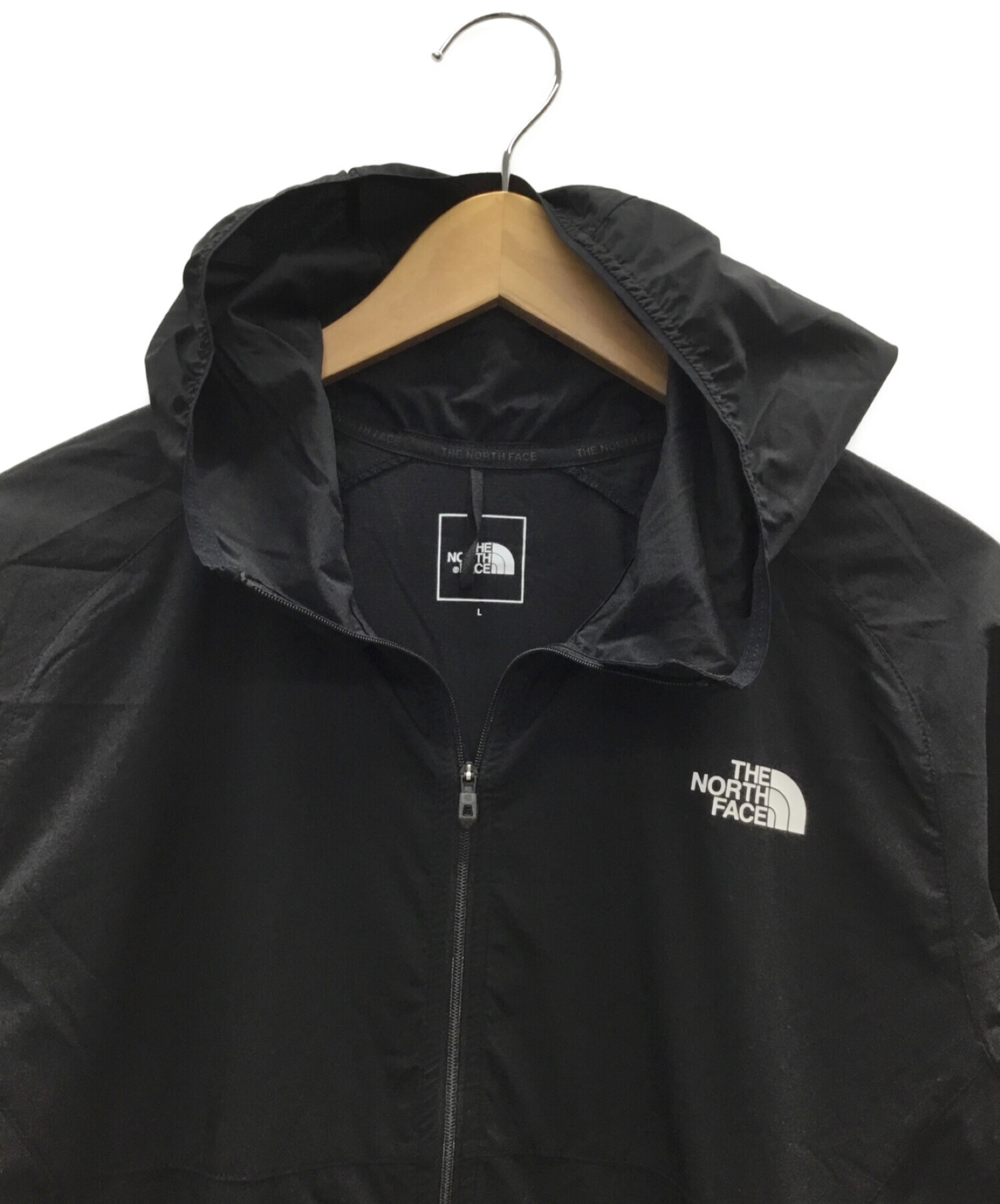 THE NORTH FACE (ザ ノース フェイス) エニータイムウインドフーディ ブラック サイズ:L