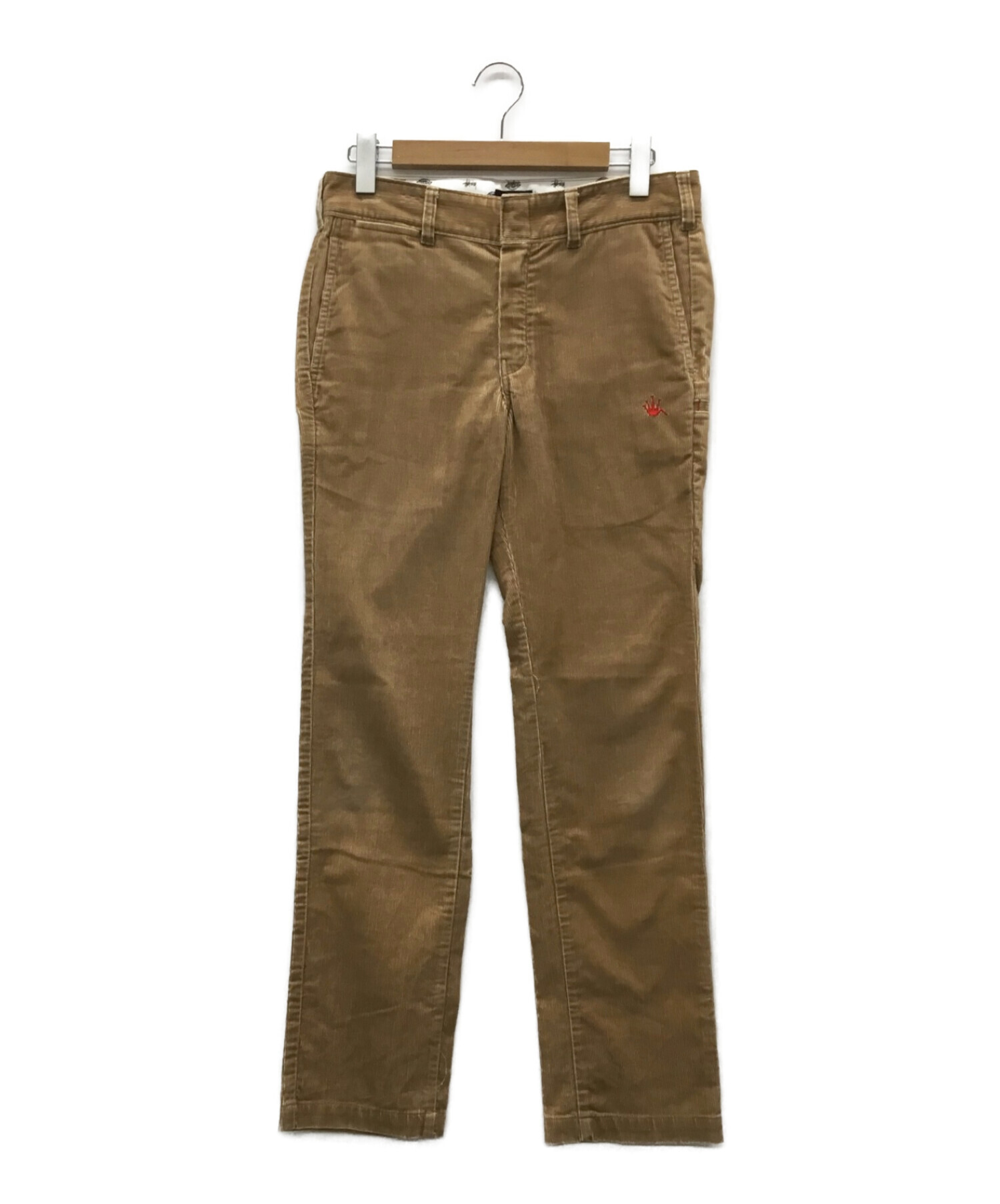 STUSSY×Dickies (ステューシー×ディッキーズ) コーデュロイパンツ ベージュ サイズ:30