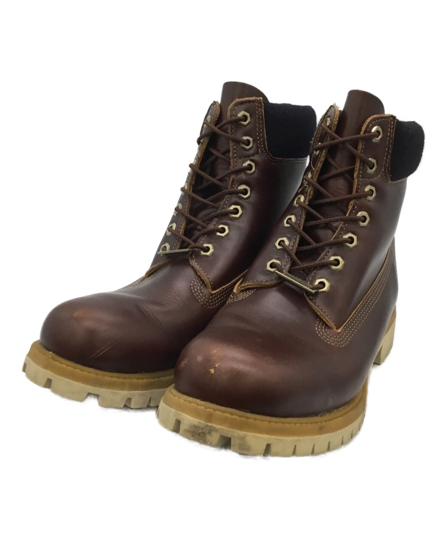 Timberland (ティンバーランド) 7ホールブーツ ブラウン サイズ:27.5