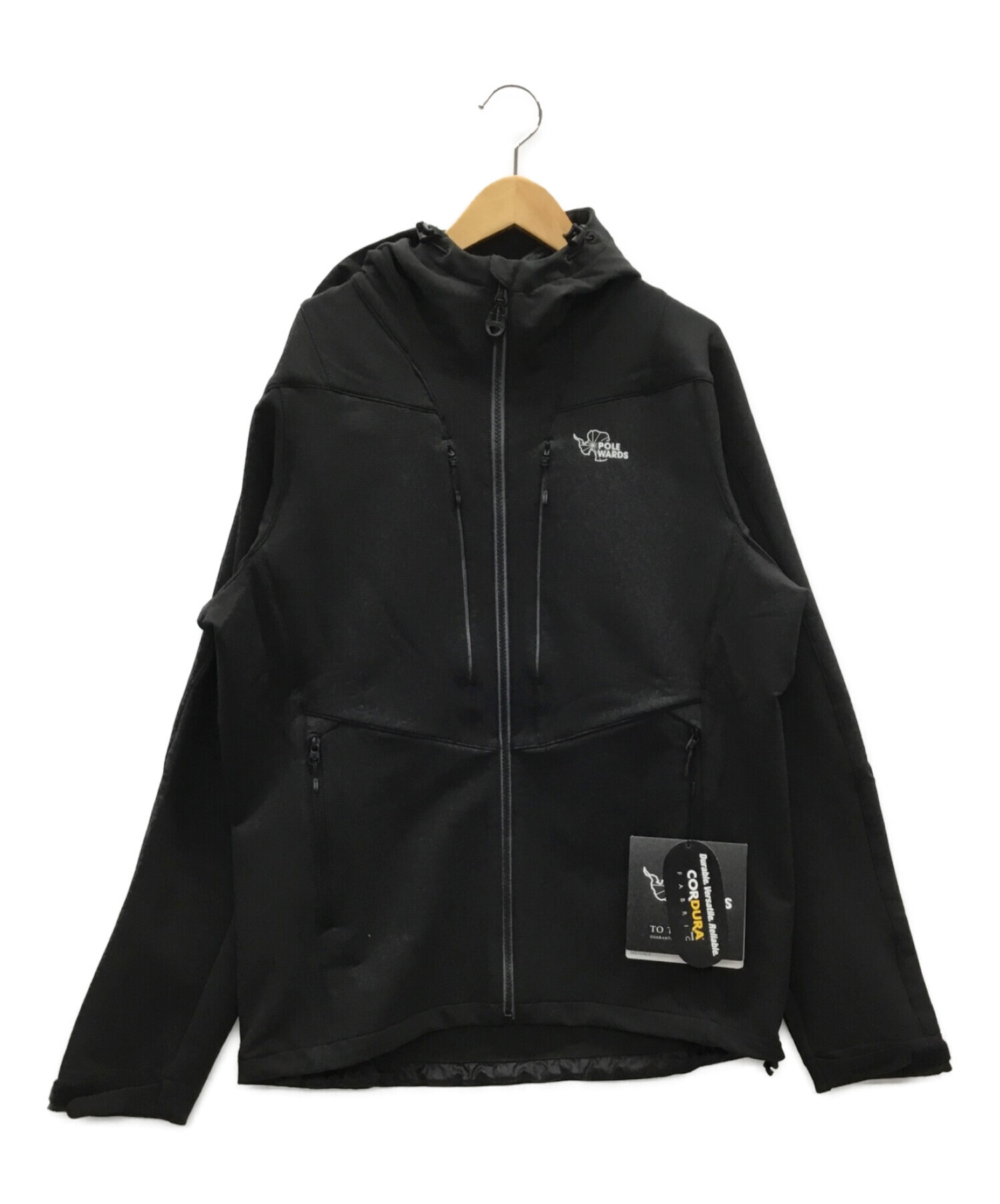 POLEWARDS (ポールワーズ) CORDURA SOFTSHELL HOODIE ブラック サイズ:L