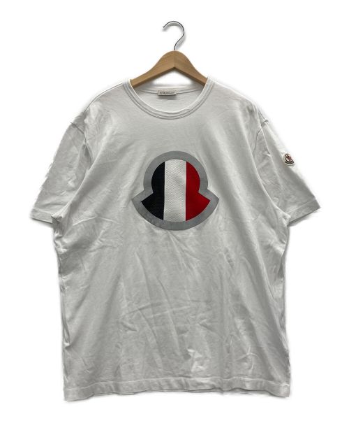 中古・古着通販】MONCLER (モンクレール) Tシャツ ホワイト サイズ:XL