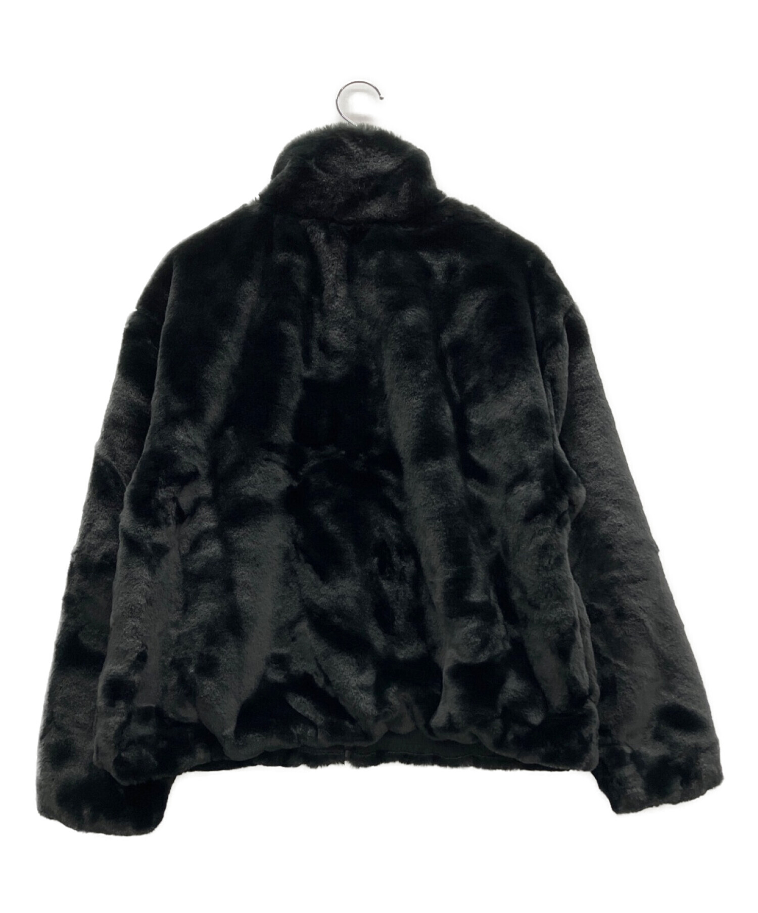 NIKE (ナイキ) フェイクファージャケット ブラック サイズ:L