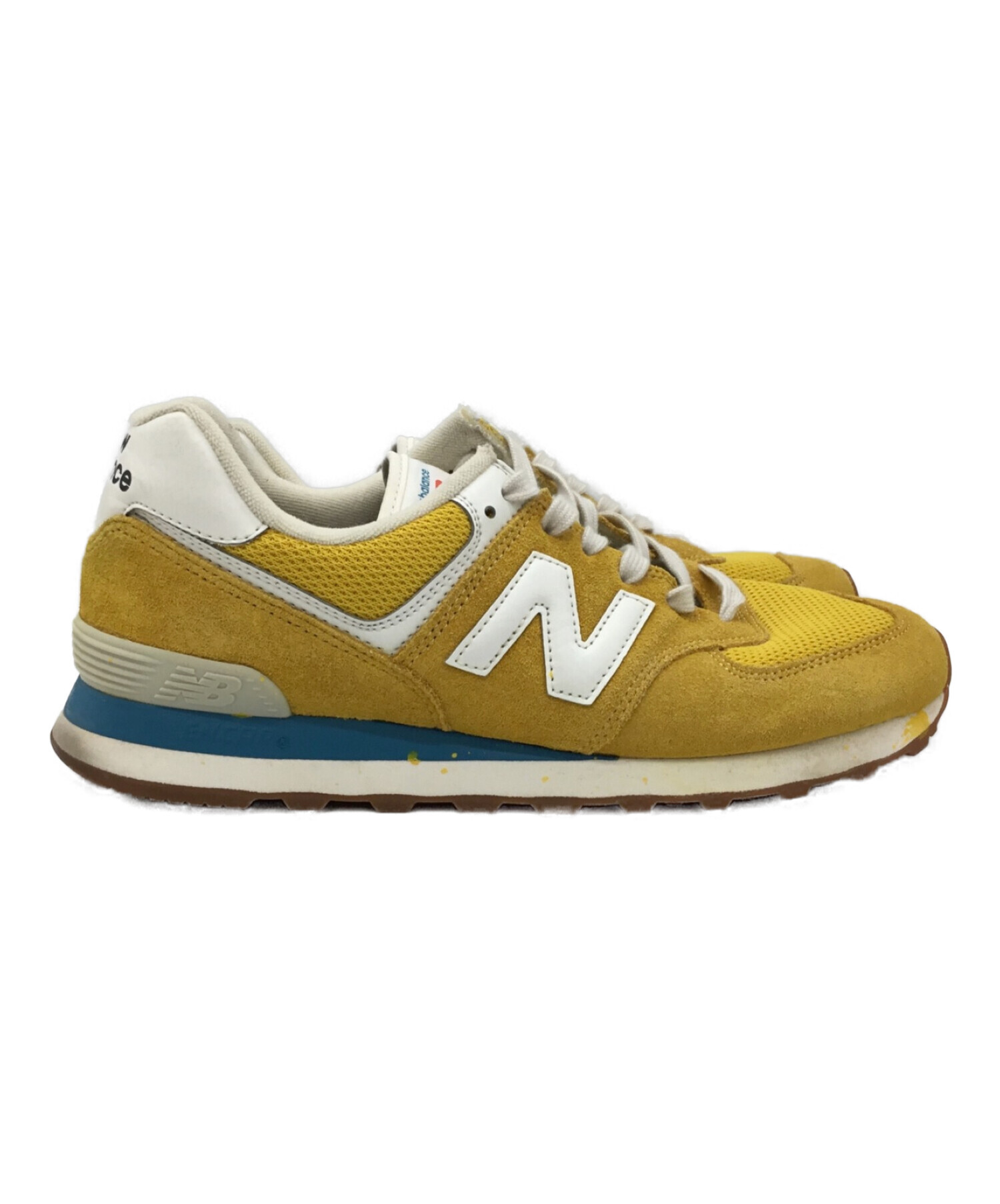 NEW BALANCE (ニューバランス) スニーカー イエロー サイズ:27