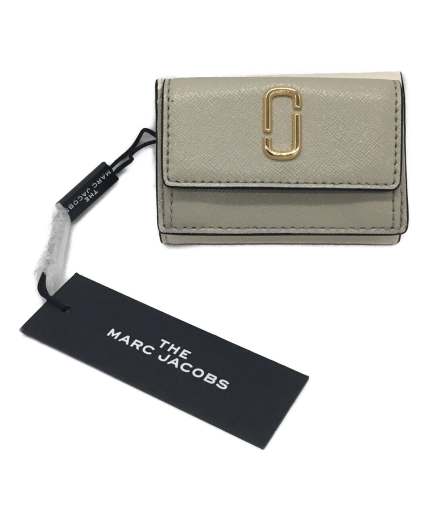 THE MARC JACOBS (ザマークジェイコブス) 3つ折り財布 ベージュ 未使用品