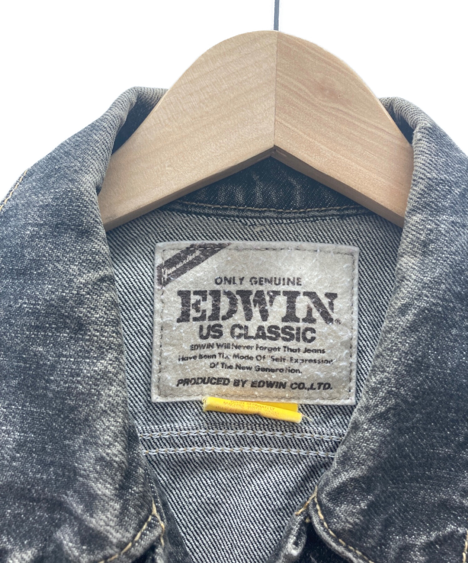 EDWINデニムジャケット us classic A-01J size L - アウター