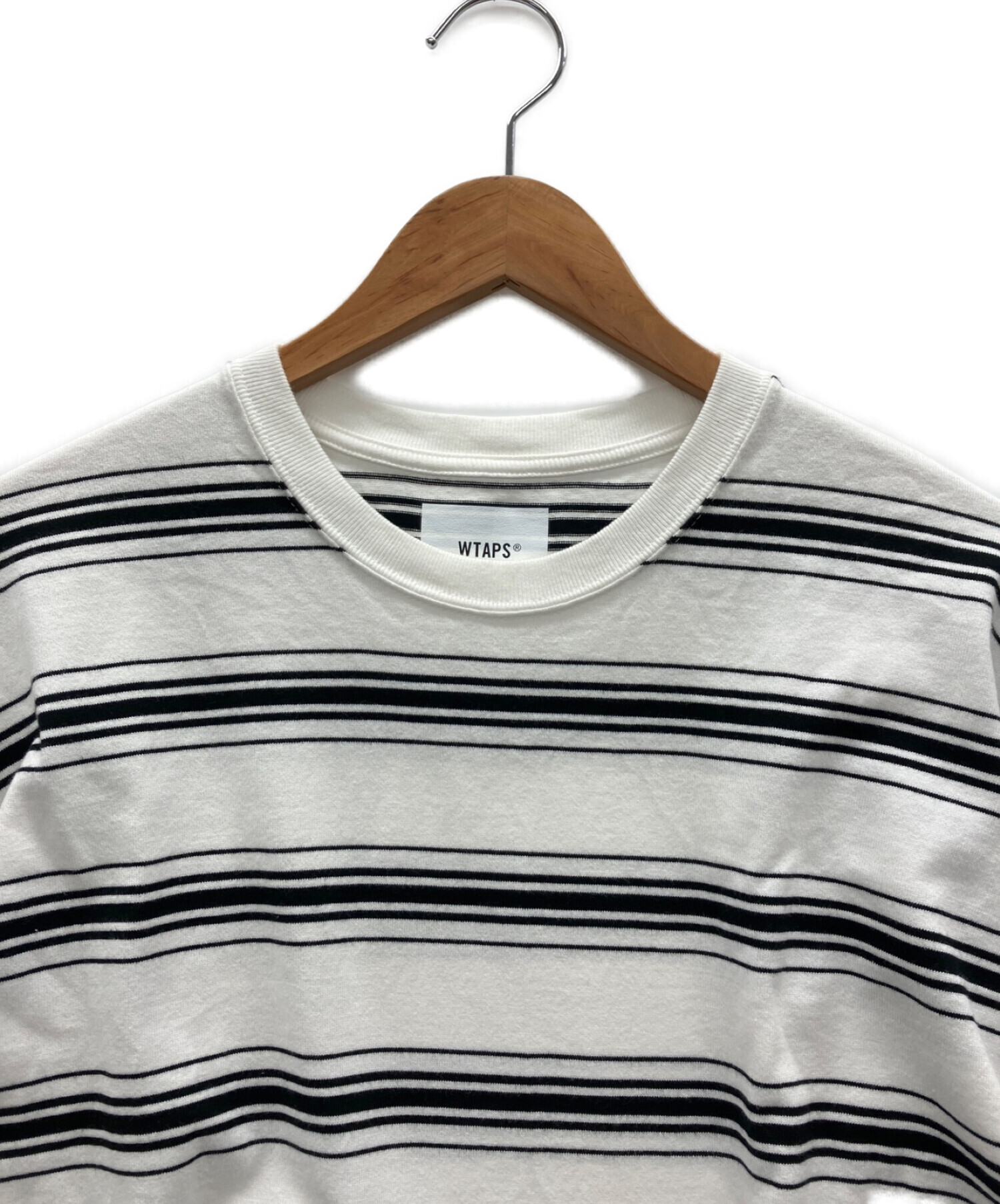 WTAPS (ダブルタップス) ロングスリーブTシャツ ホワイト サイズ:X02