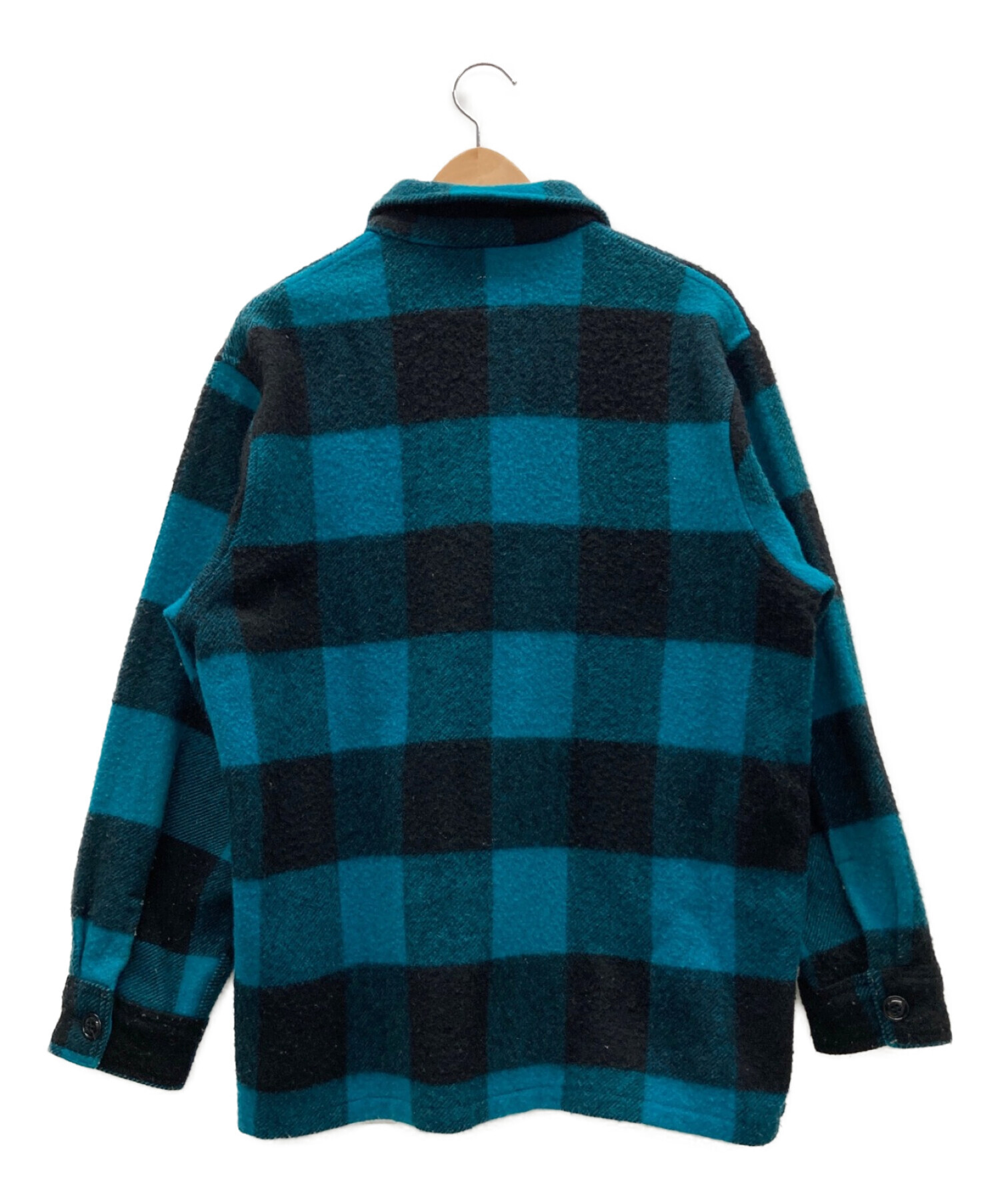 BEMIDJI WOOLEN MILLS (ベミジウーレンミルズ) ウールシャツジャケット ブルー サイズ:M
