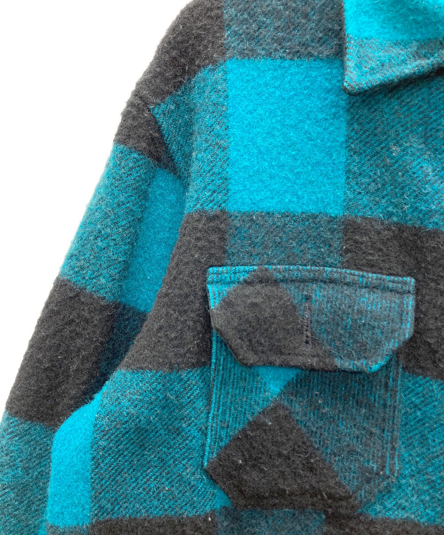 美品】ベミジ BEMIDJI WOOLEN MILLSのウールシャツジャケットcolo