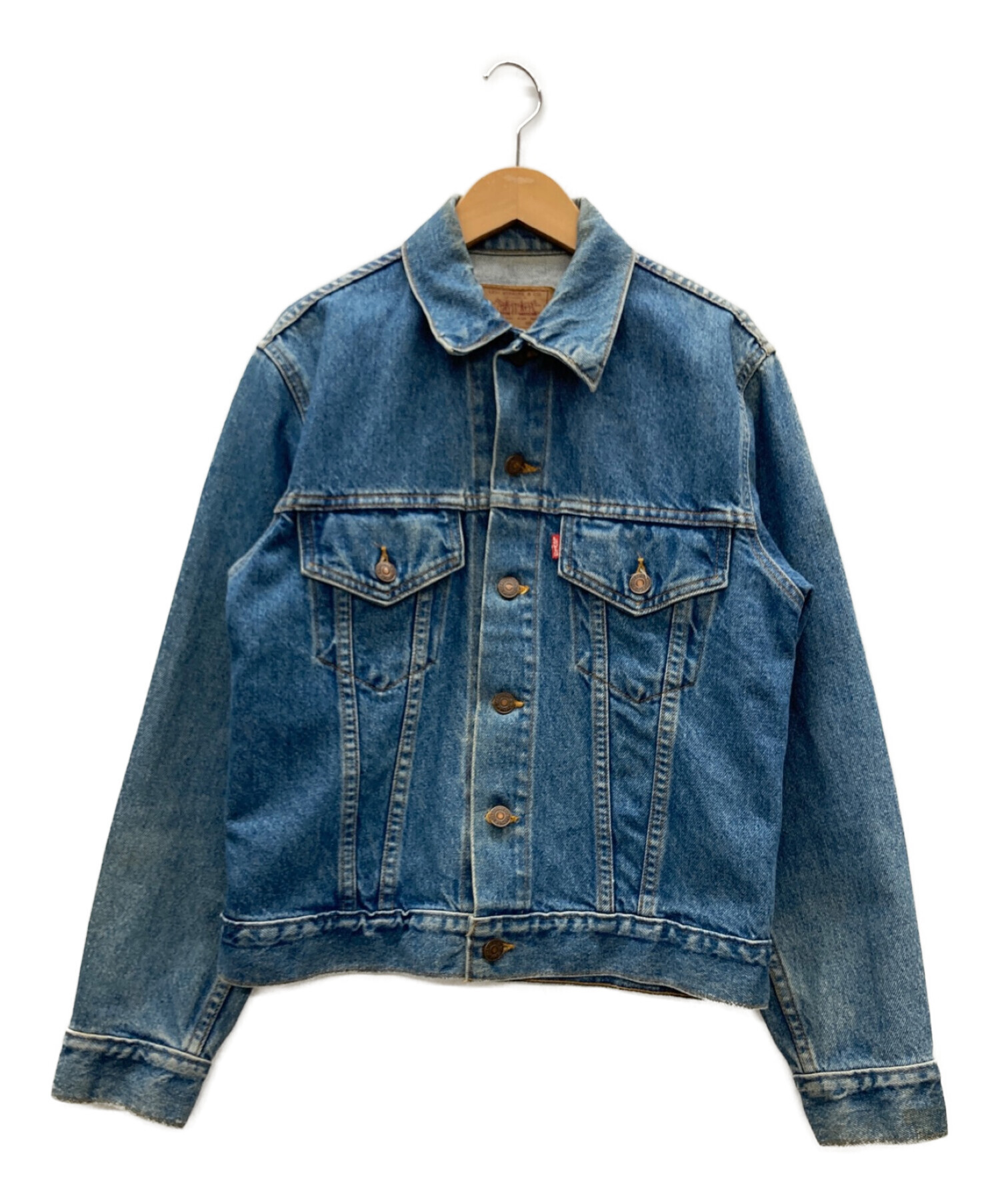 中古・古着通販】LEVI'S (リーバイス) デニムジャケット スカイブルー