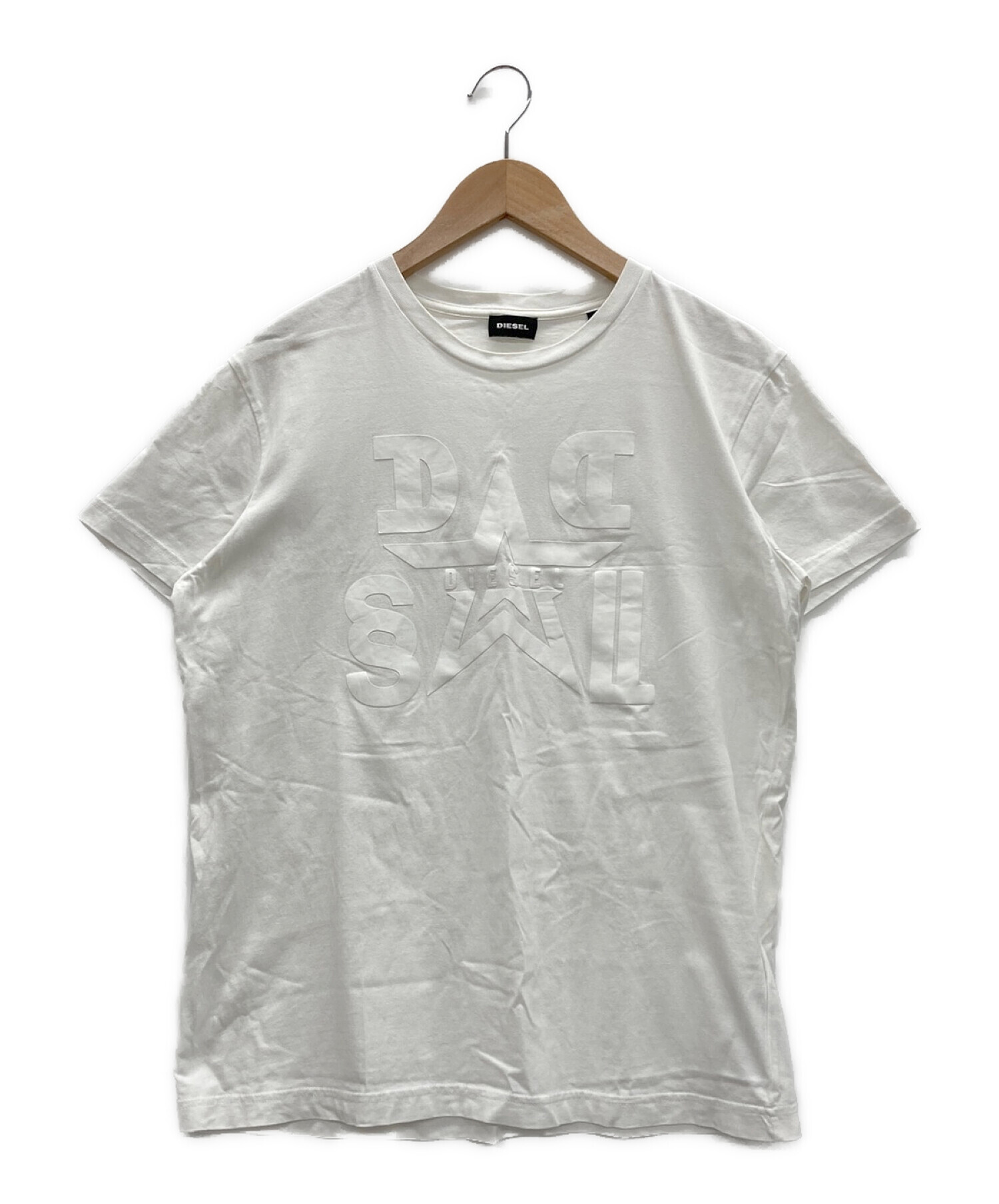 DIESEL (ディーゼル) Tシャツ ホワイト サイズ:L