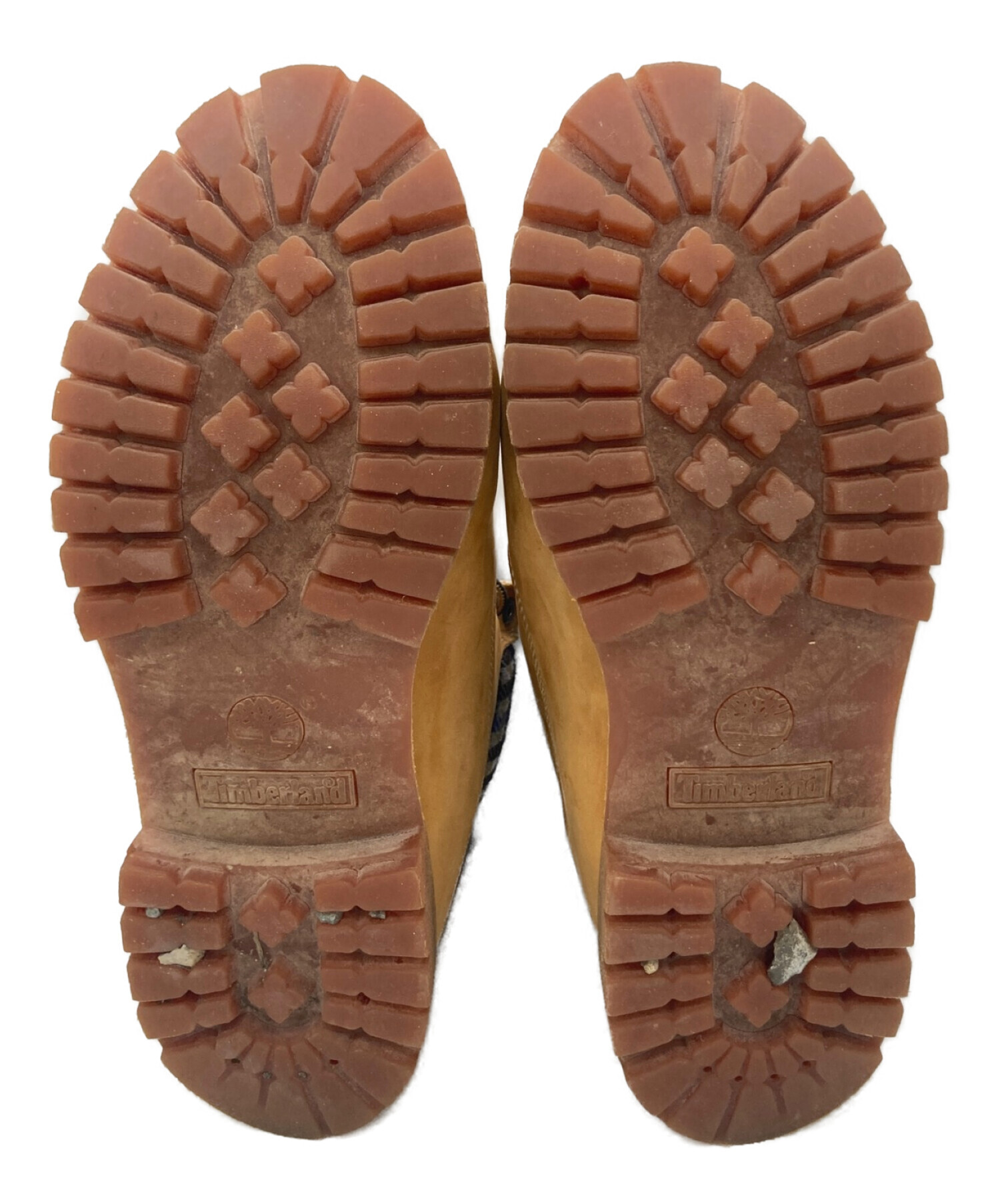 Timberland (ティンバーランド) WOOLRICH (ウールリッチ) ブーツ キャメル サイズ:28