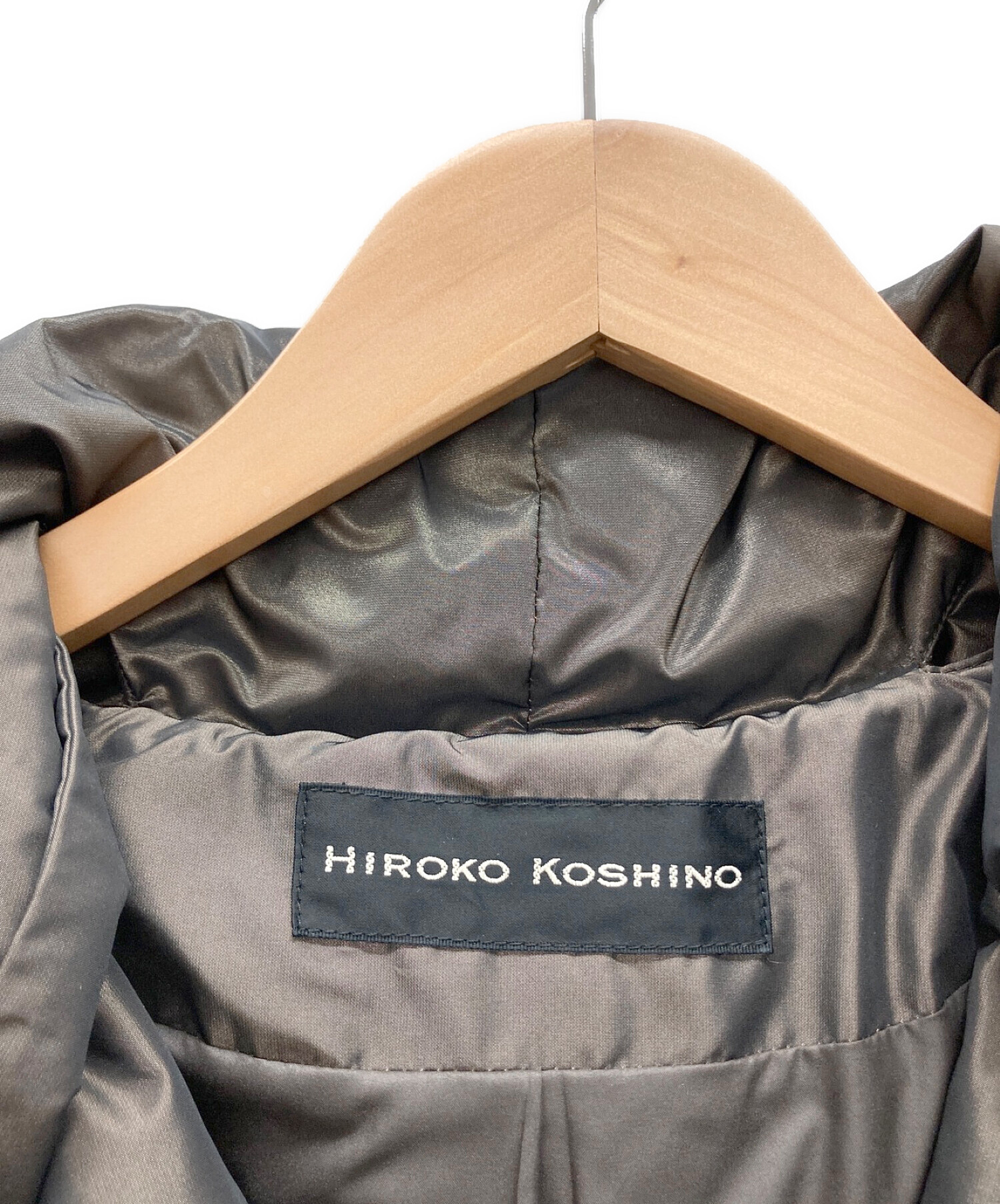 HIROKO KOSHINO (ヒロコ コシノ) ダウンコート ブロンズ サイズ:40