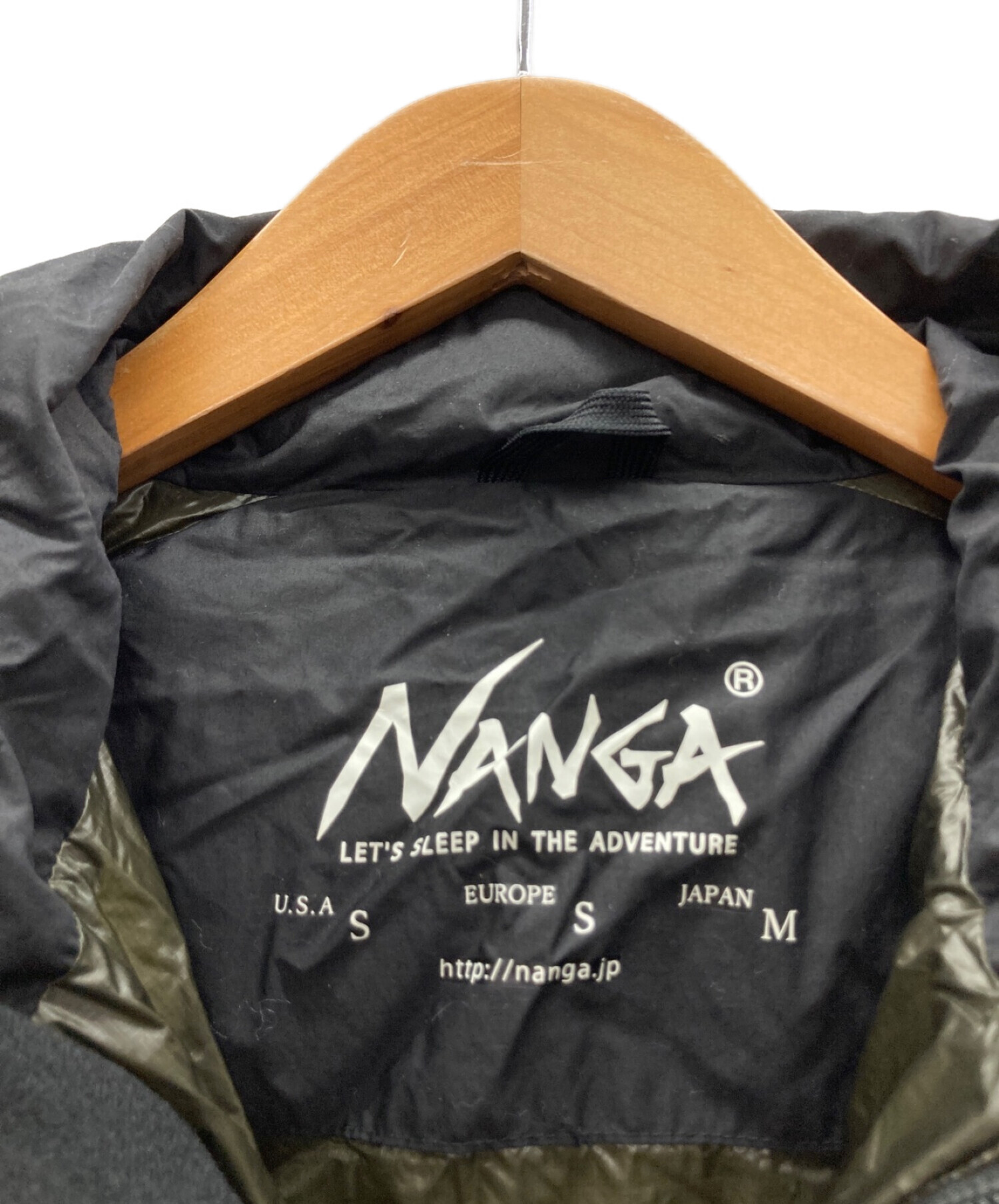 中古・古着通販】NANGA (ナンガ) ダウンジャケット ブラック サイズ:M