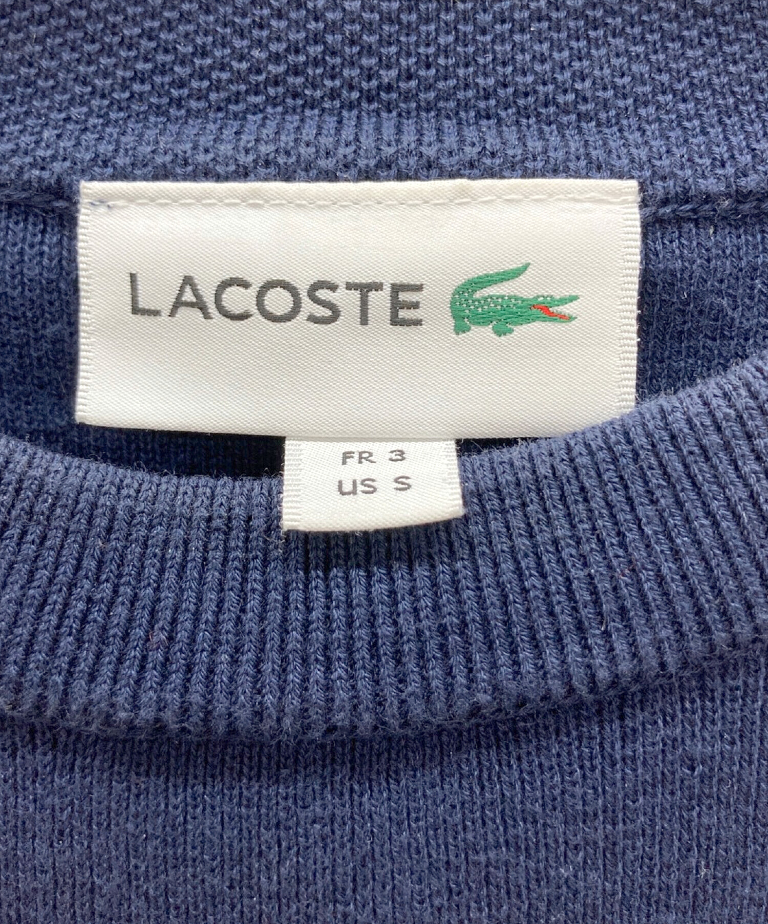 LACOSTE (ラコステ) ニット ネイビー サイズ:S