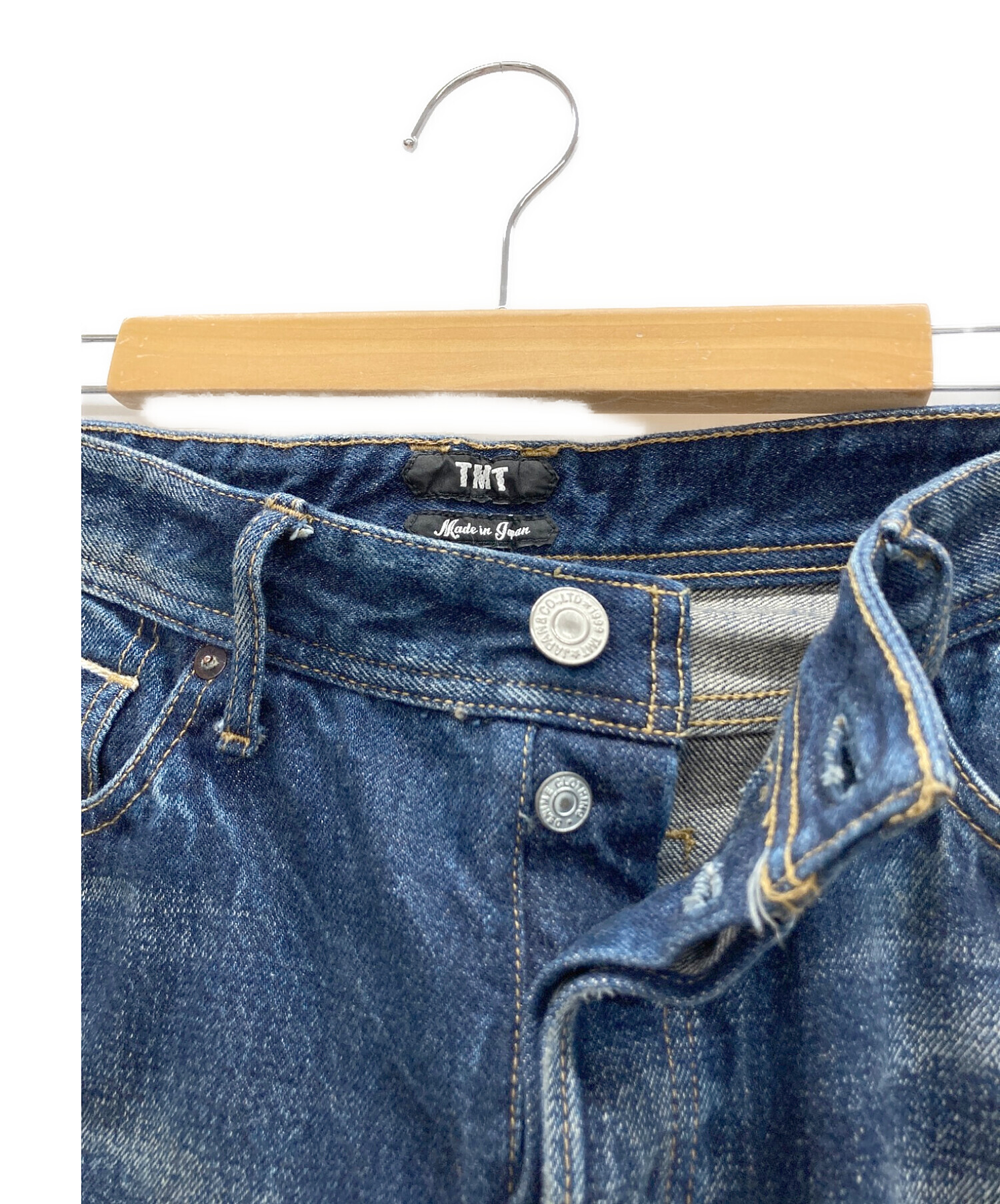 TMT (ティーエムティー) DENIME (ドゥニーム) セルビッチデニムパンツ インディゴ サイズ:L