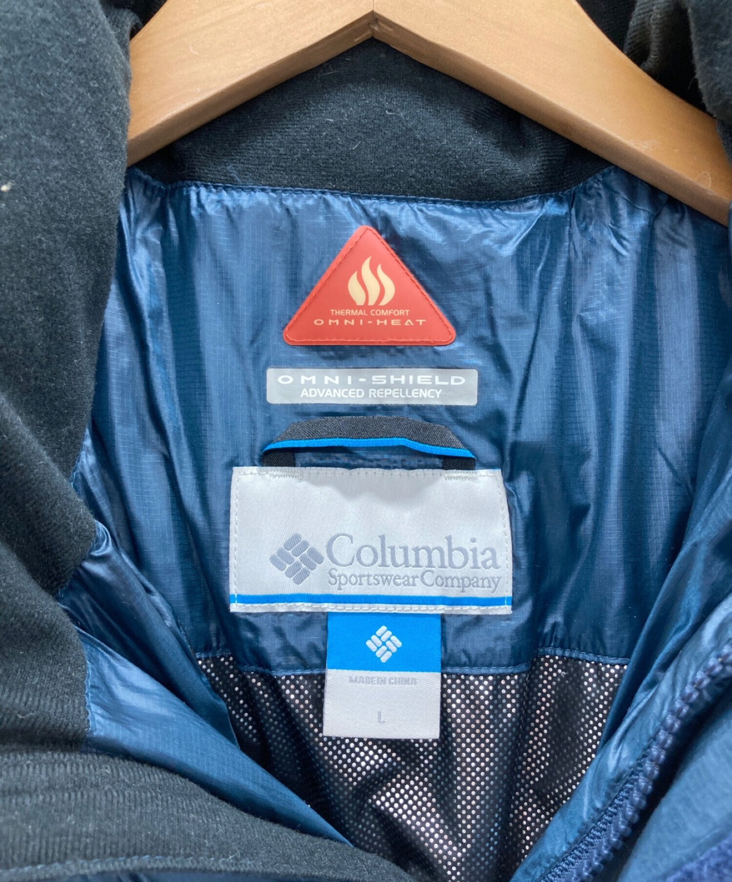 Columbia (コロンビア) ダウンジャケット ネイビー サイズ:L