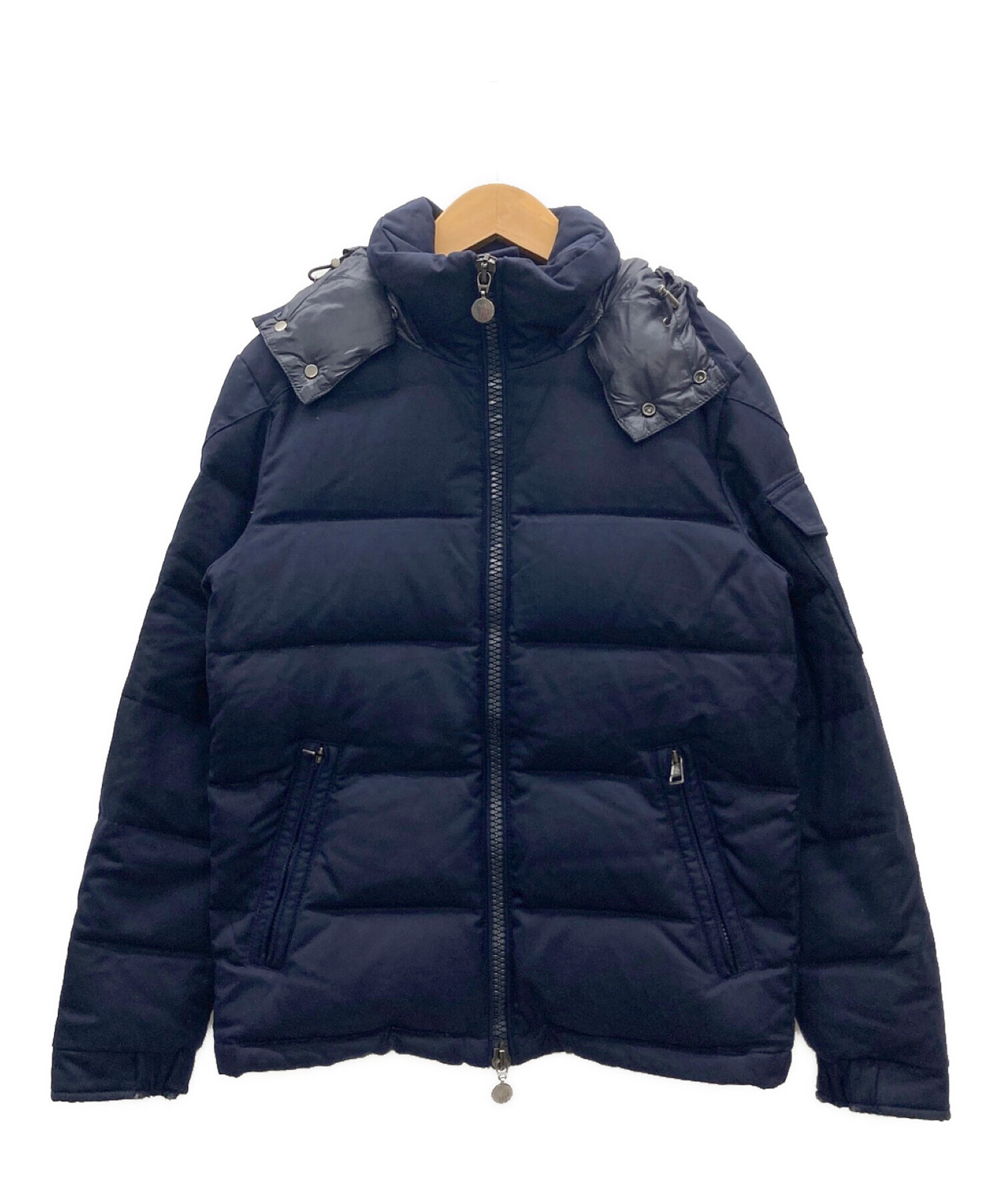 中古・古着通販】MONCLER (モンクレール) ダウンジャケット ネイビー 