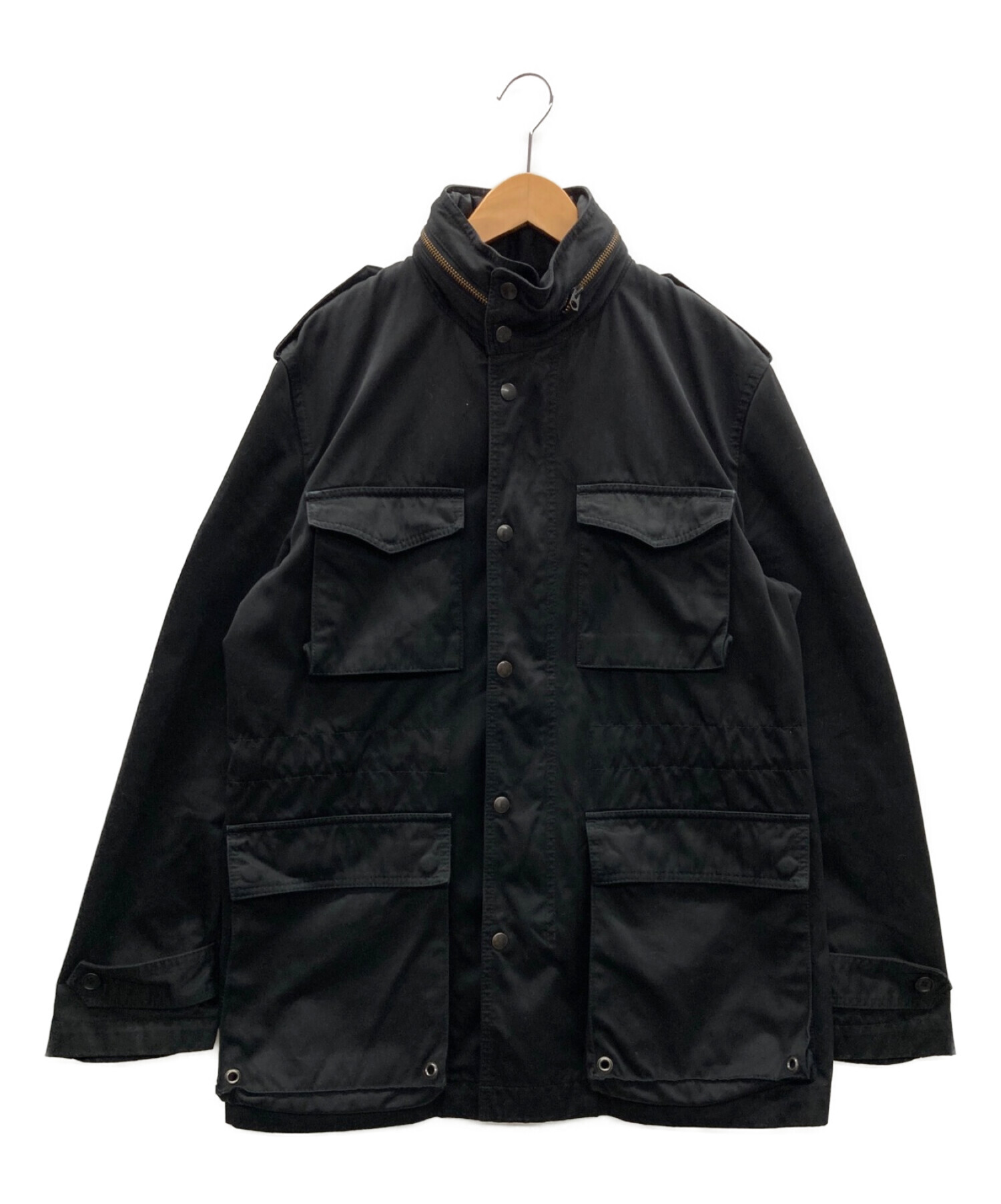 中古・古着通販】COMME des GARCONS (コムデギャルソン) ミリタリージャケット ブラック サイズ:M｜ブランド・古着通販  トレファク公式【TREFAC FASHION】スマホサイト