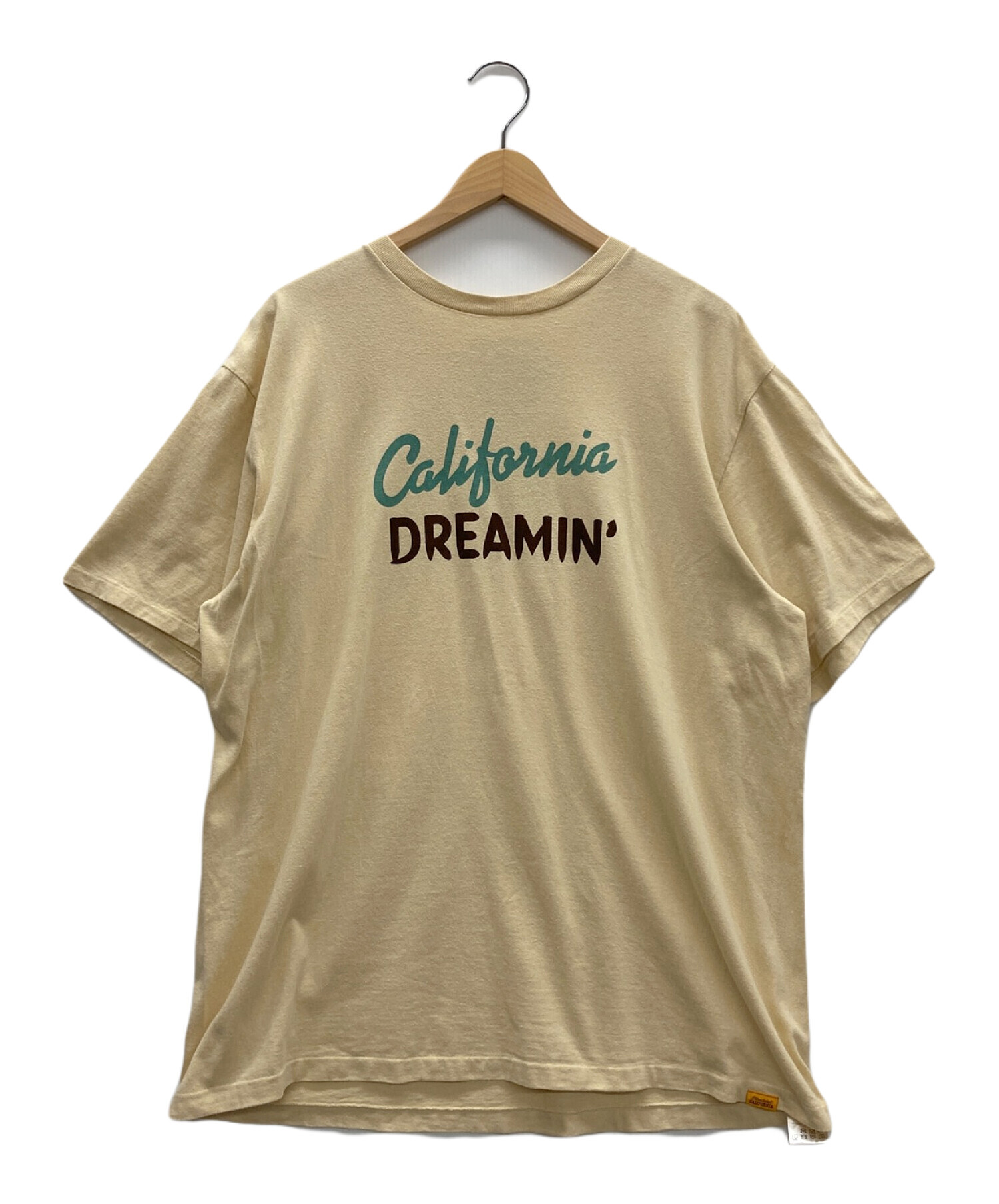 中古・古着通販】STANDARD CALIFORNIA (スタンダートカルフォニア) Tシャツ クリーム サイズ:L｜ブランド・古着通販  トレファク公式【TREFAC FASHION】スマホサイト