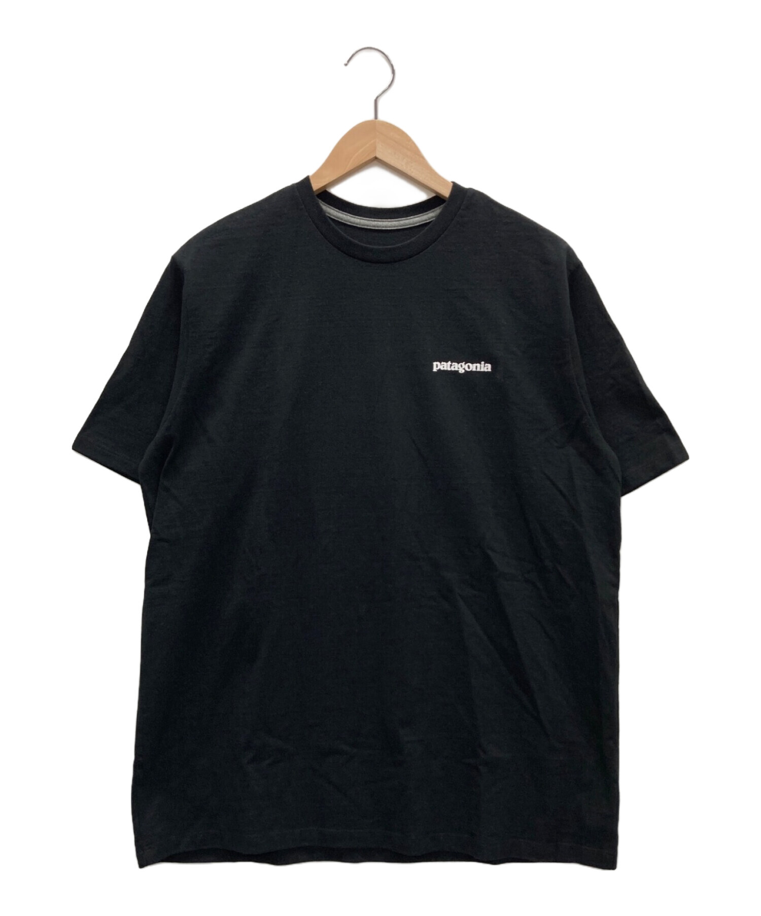 Patagonia (パタゴニア) バックプリントTシャツ ブラック サイズ:M 未使用品