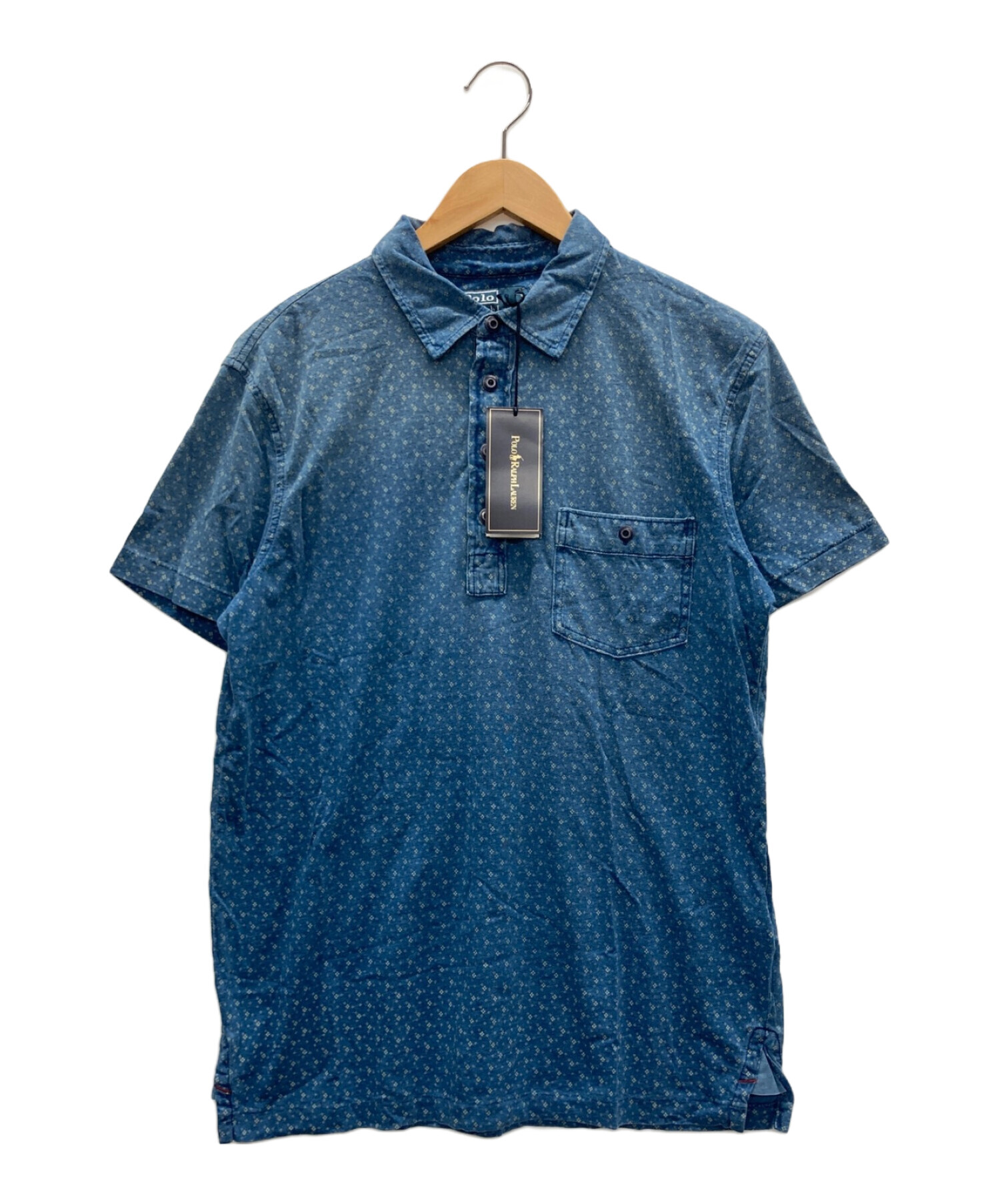 POLO RALPH LAUREN (ポロ・ラルフローレン) ポロシャツ インディゴ サイズ:M 未使用品