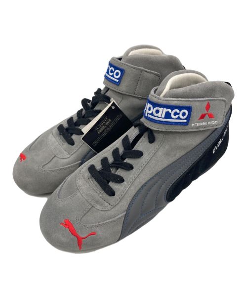 【中古・古着通販】PUMA (プーマ) sparco (スパルコ) MITSUBISHI (ミツビシ) ドライビングシューズ グレー  サイズ:26｜ブランド・古着通販 トレファク公式【TREFAC FASHION】スマホサイト