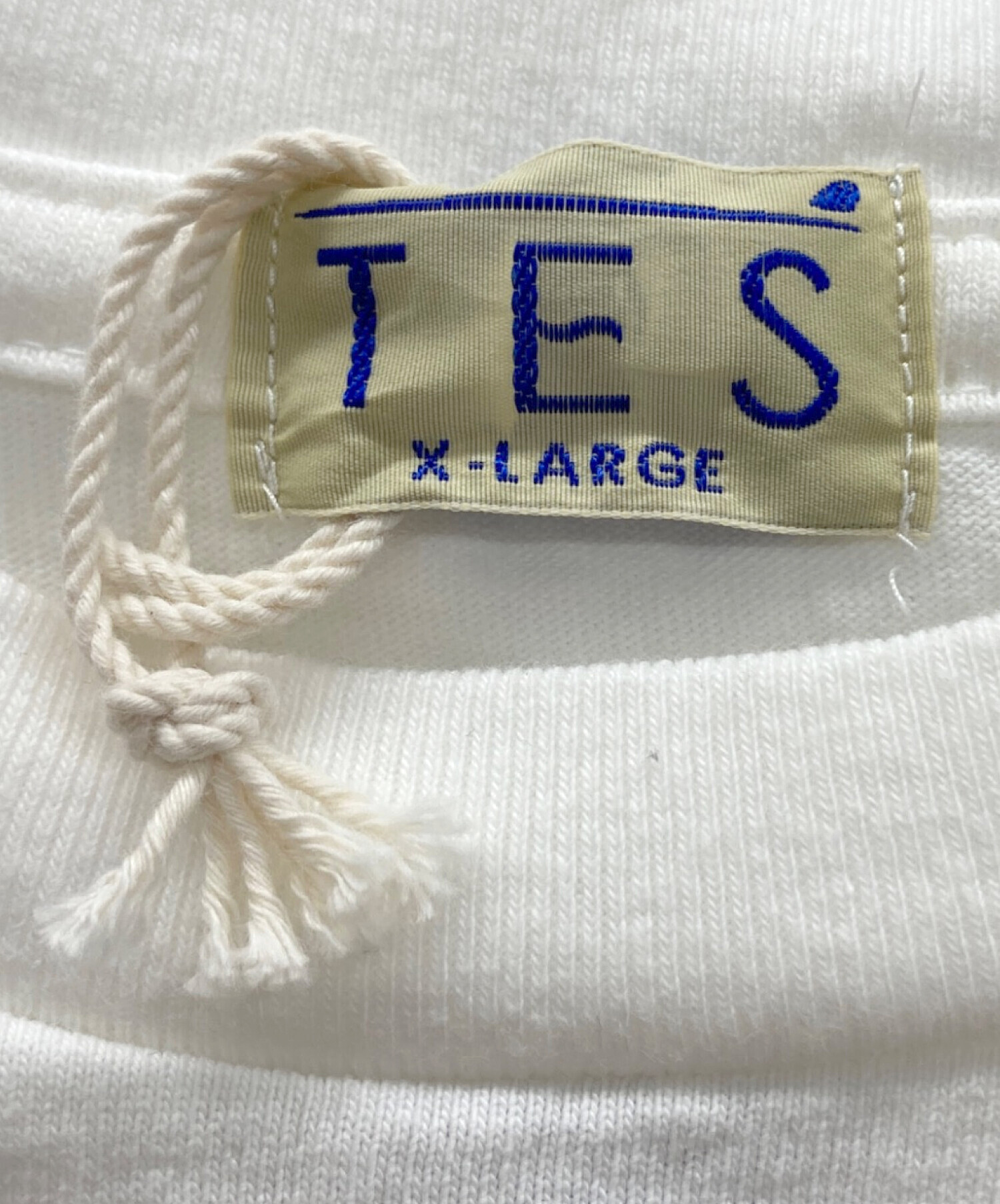 TES (テス) Tシャツ ホワイト サイズ:XL 未使用品