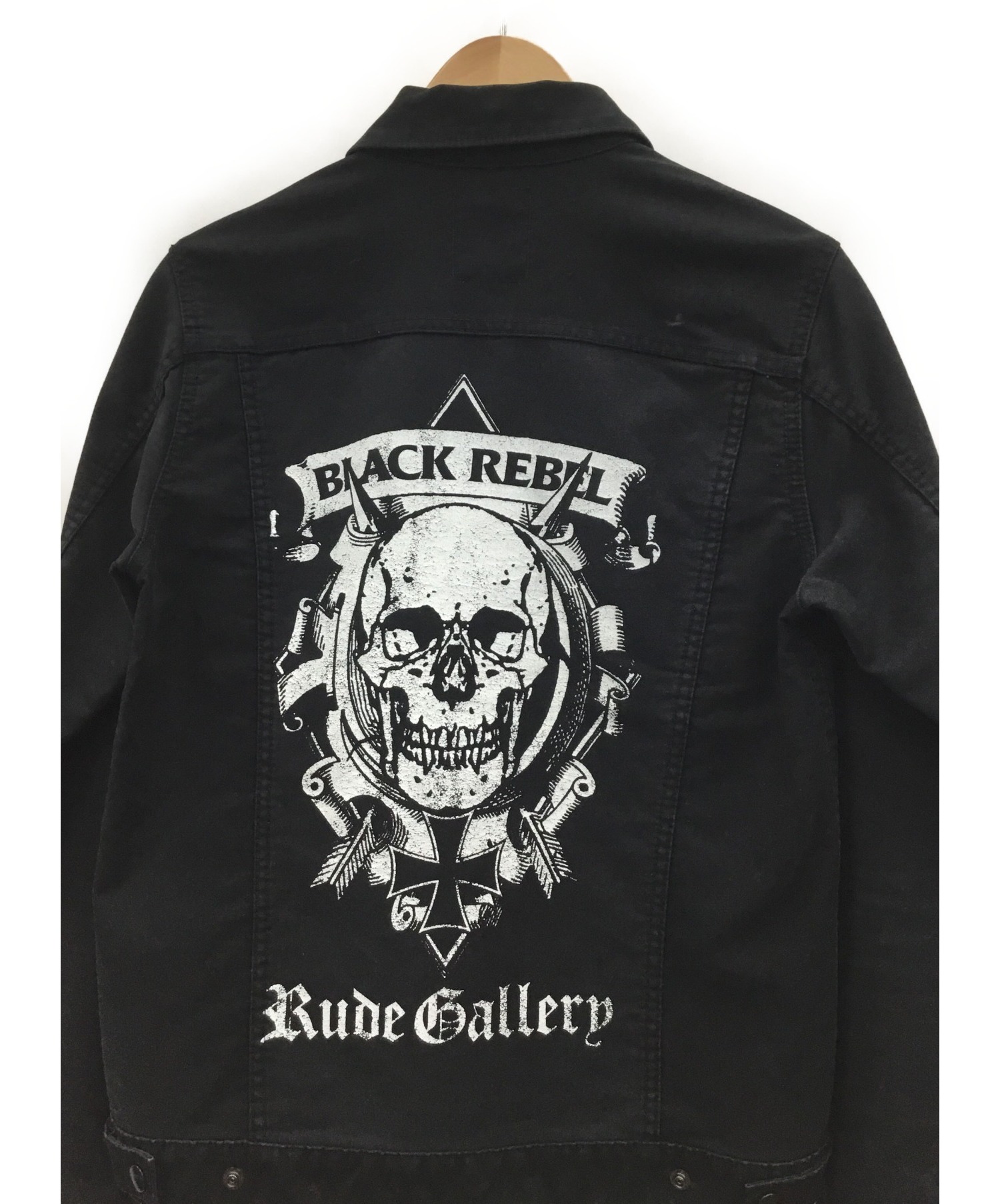 RUDE GALLERY BLACK REBEL ウール 刺繍 ジャケット L宜しくお願い致します