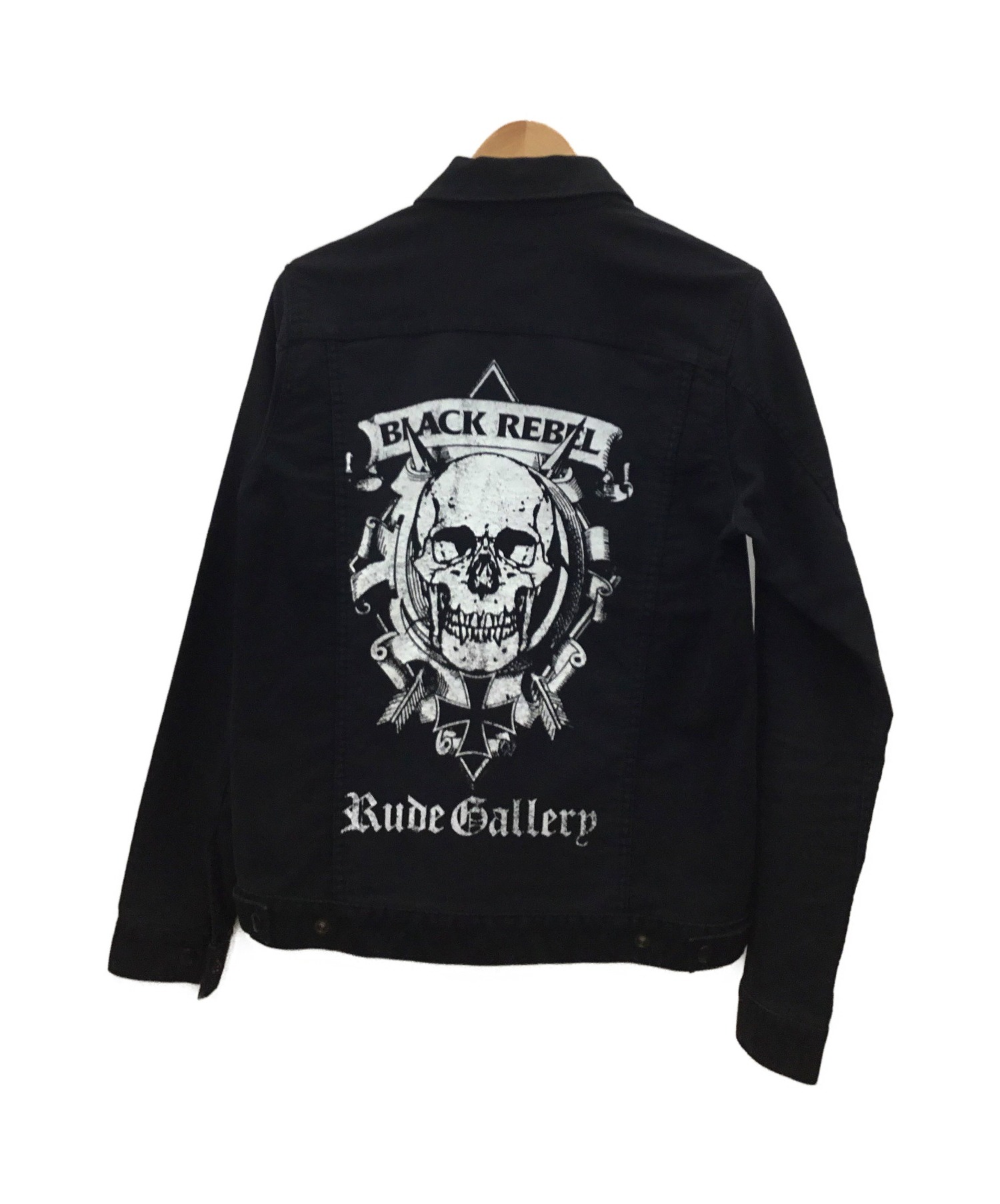 RUDE GALLERY BLACK REBEL (ルードギャラリーブラックレーベル) ワークジャケット ブラック サイズ:SMALL