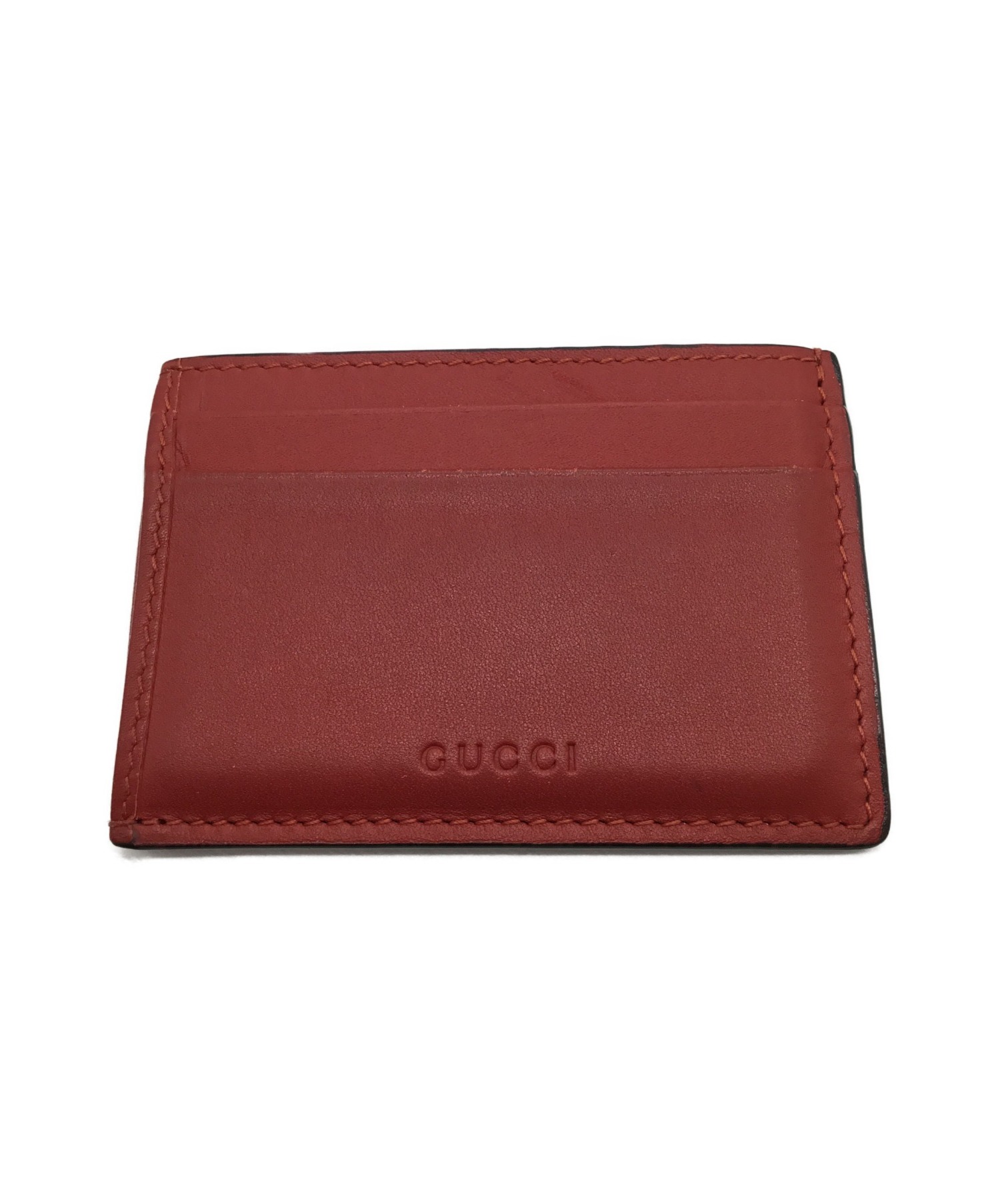 GUCCI (グッチ) カードケース レッド 410124 2149