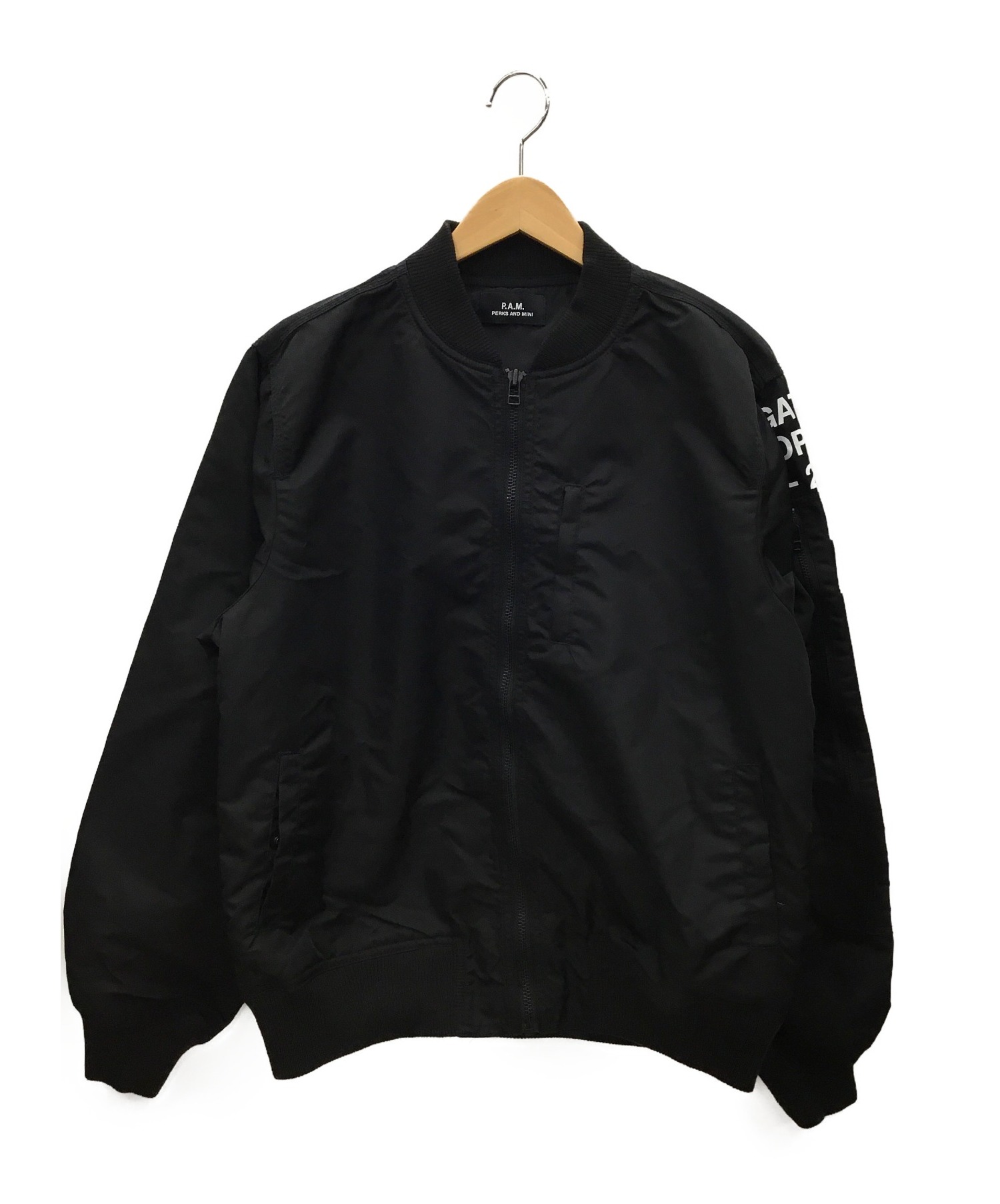 PAM (パム) MA-1ジャケット ブラック サイズ:S 秋冬物