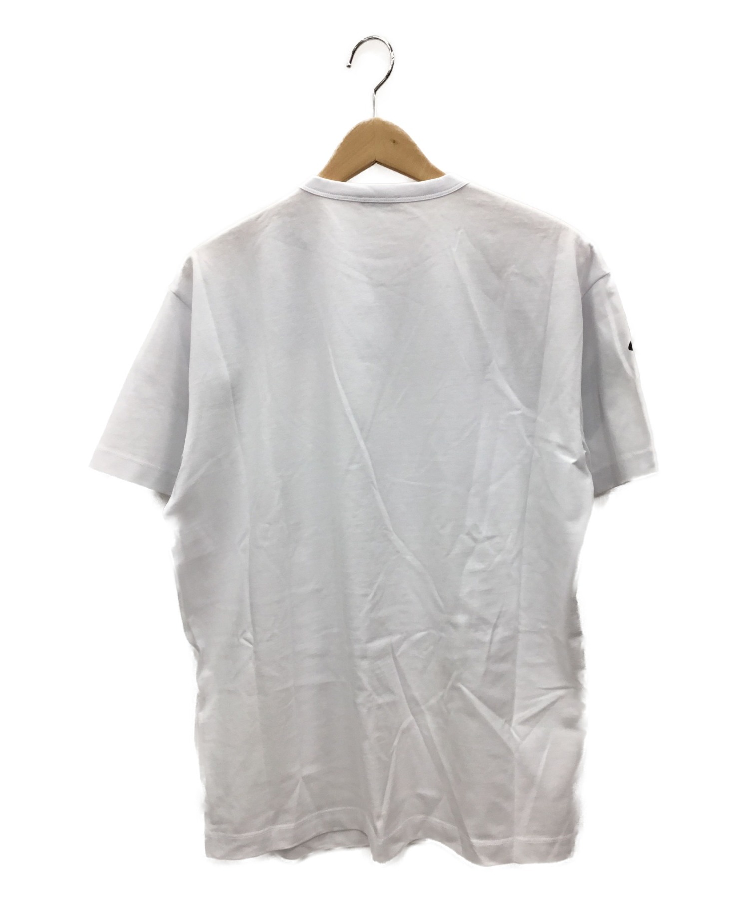 中古・古着通販】MONCLER (モンクレール) Tシャツ ホワイト サイズ:M