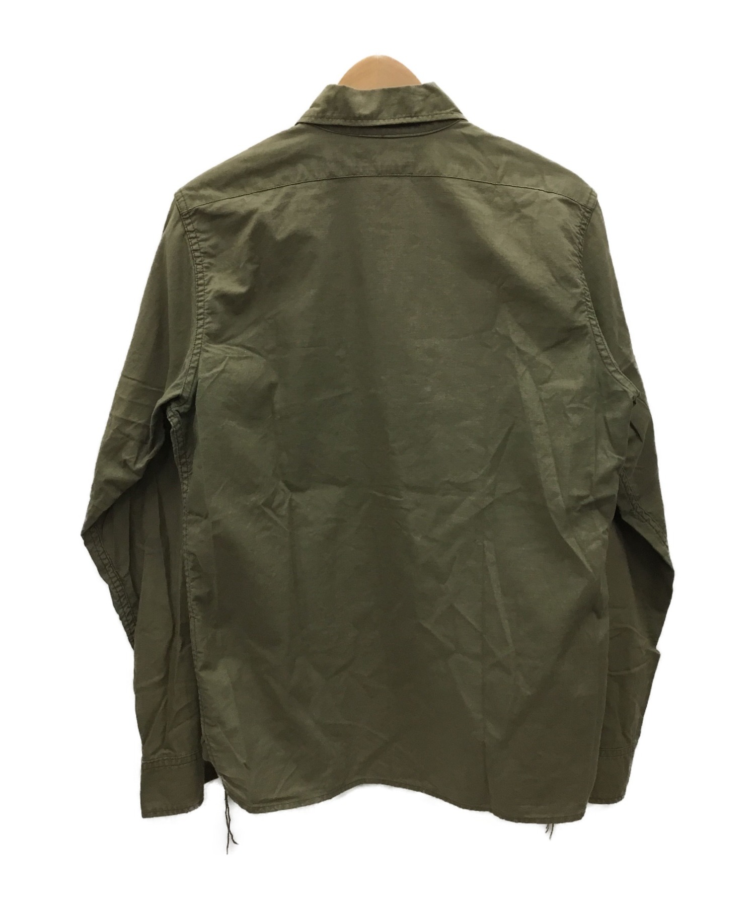 THE REAL McCOYS (ザ リアルマッコイズ) N-3 UTILITY SHIRT オリーブ サイズ:ｰ 春夏物