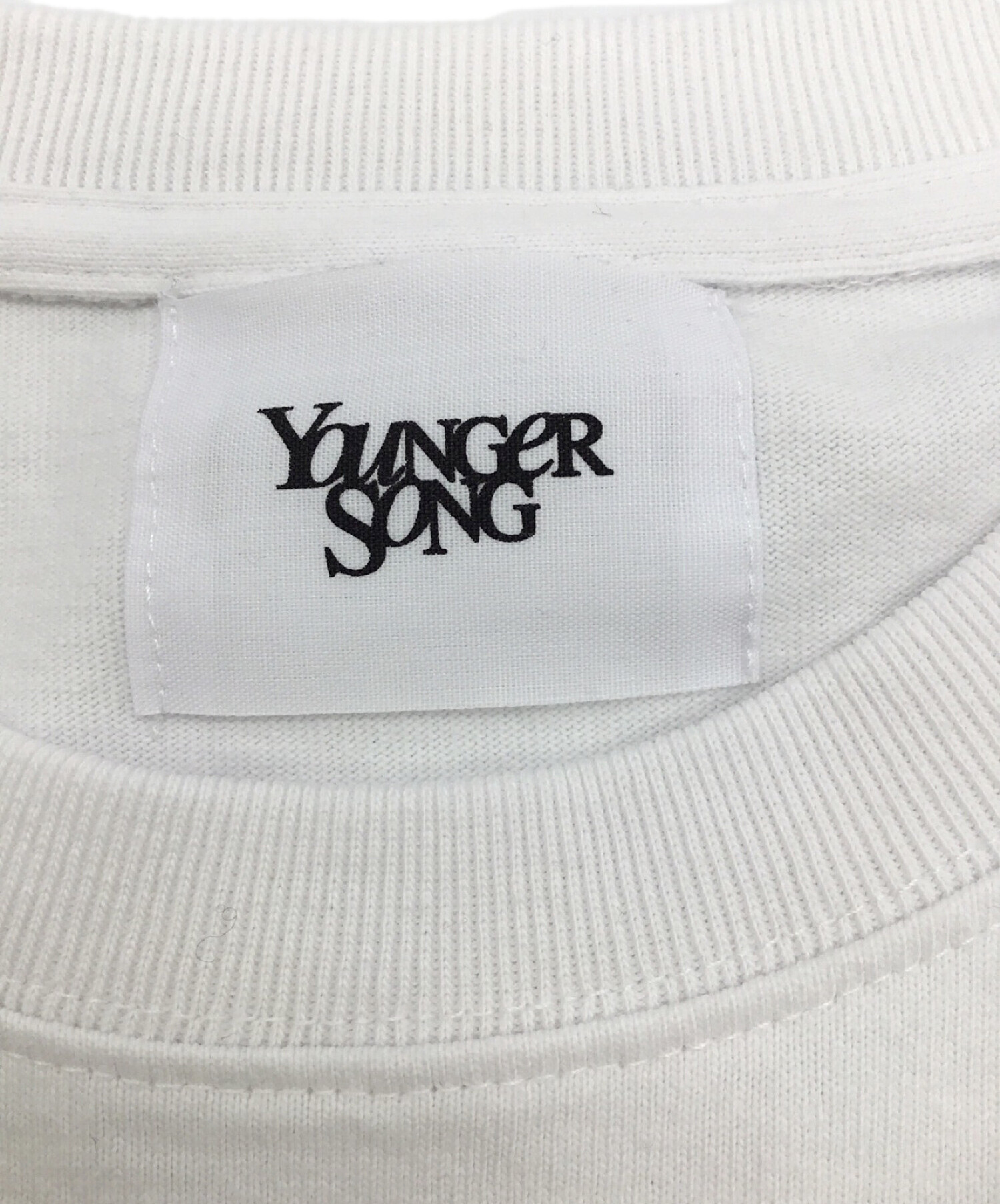 YOUNGER SONG (ヤンガーソング) Tシャツ ホワイト サイズ:M