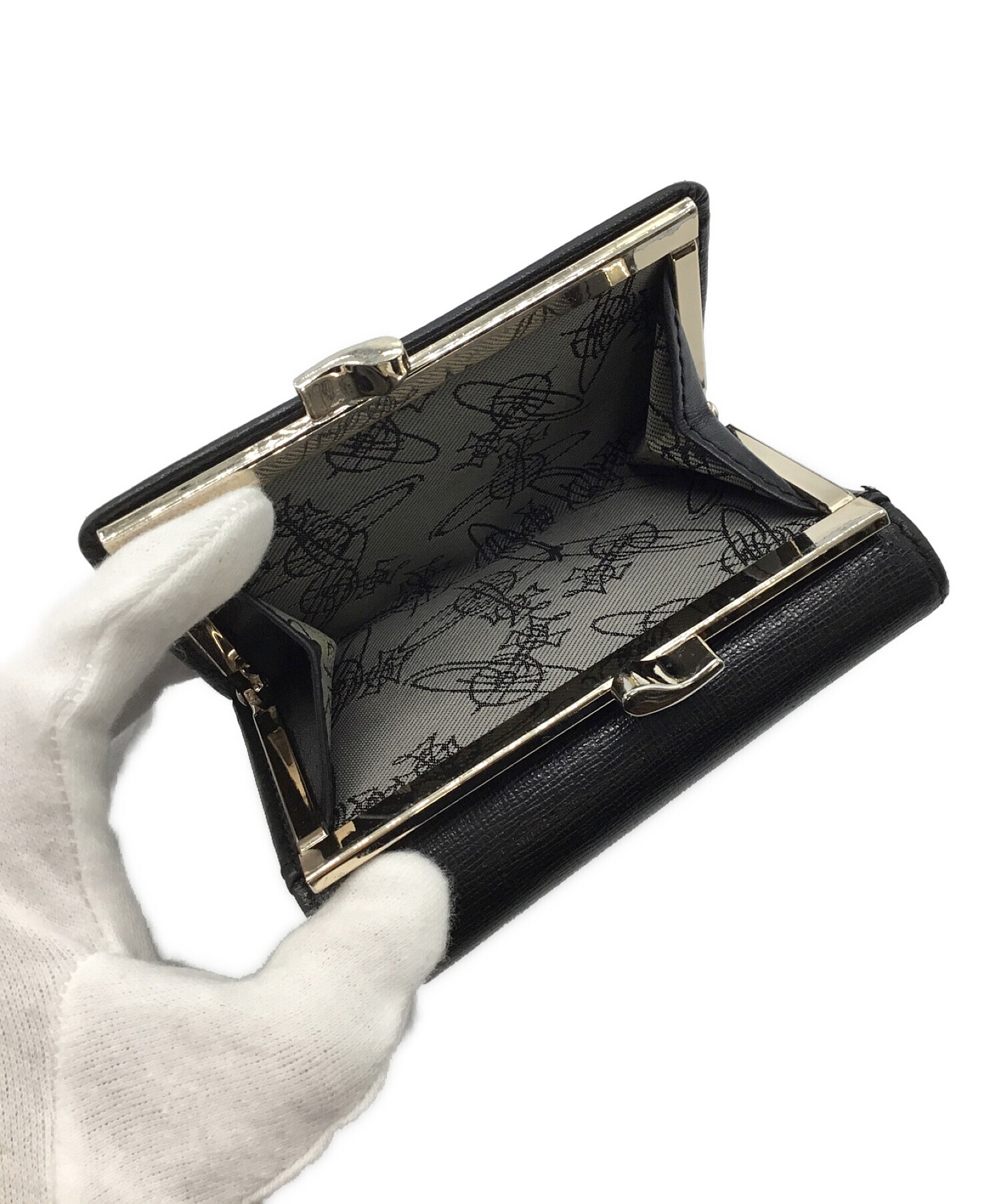 Vivienne Westwood (ヴィヴィアンウエストウッド) 3つ折り財布 ブラック サイズ:-