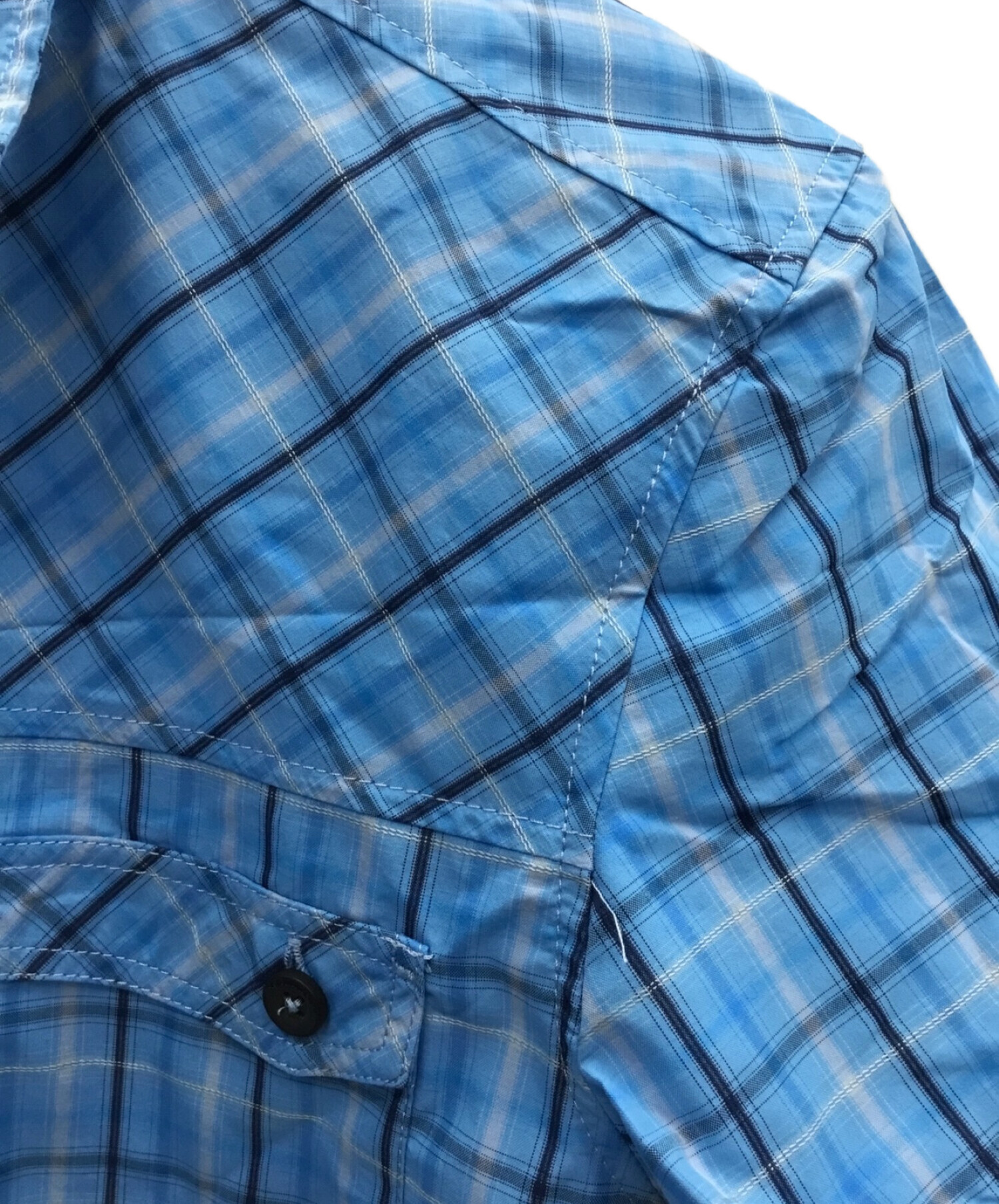 MAMMUT (マムート) 半袖シャツ ブルー サイズ:M