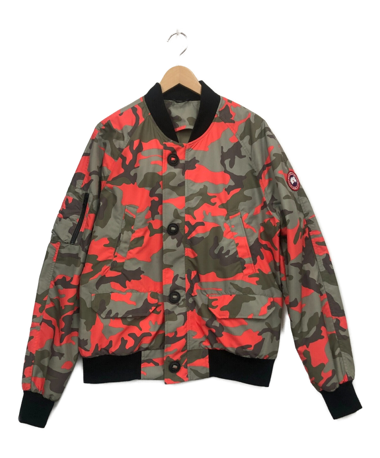 中古・古着通販】CANADA GOOSE (カナダグース) FABER BOMBER PRINT カーキ サイズ:M｜ブランド・古着通販  トレファク公式【TREFAC FASHION】スマホサイト