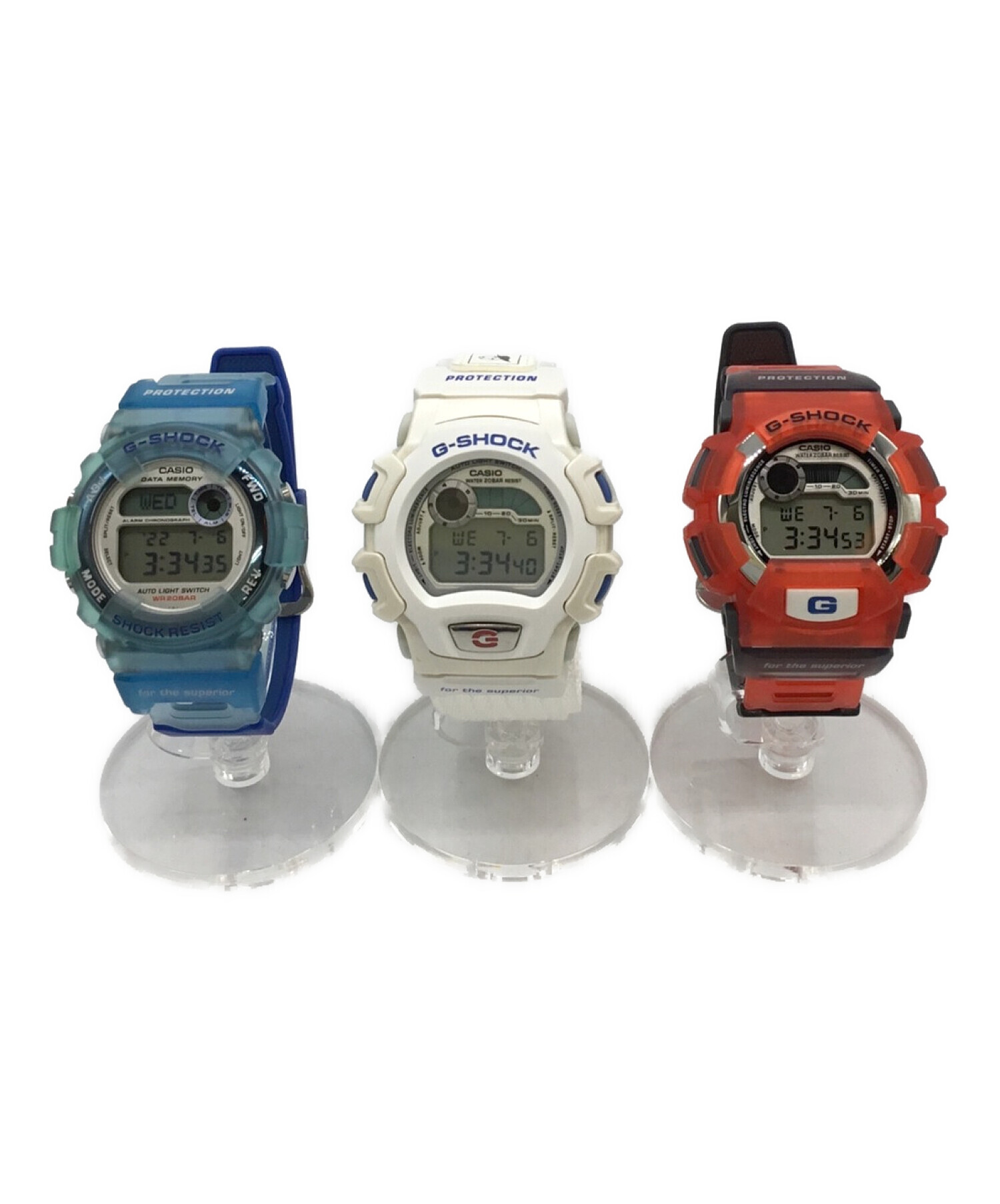 CASIO G-SHOCK フランスワールドカップ98記念 3本セット - 腕時計