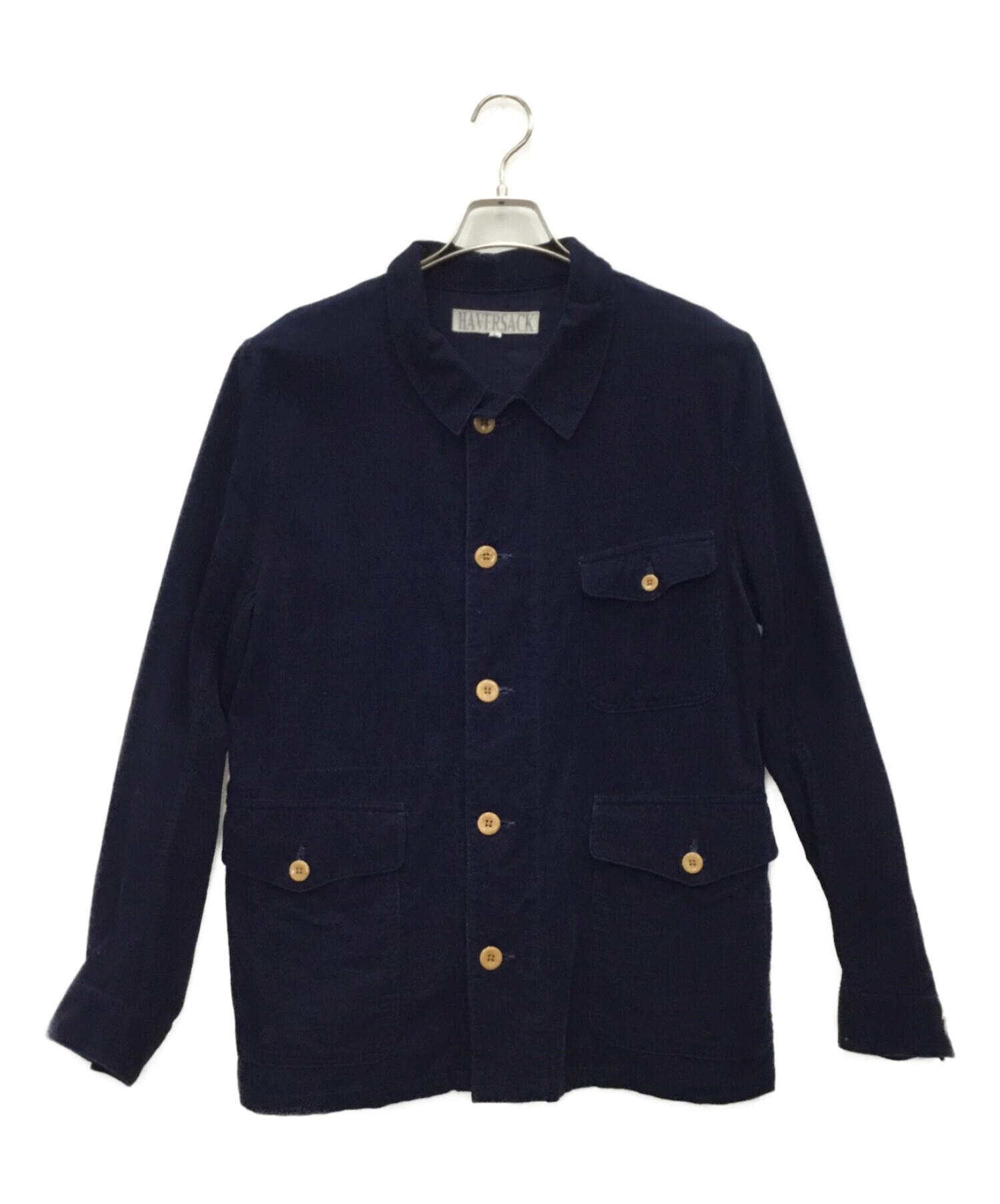 HAVERSACK (ハバーサック) INDIGO CALL CORDUROY JACKET ネイビー サイズ:L