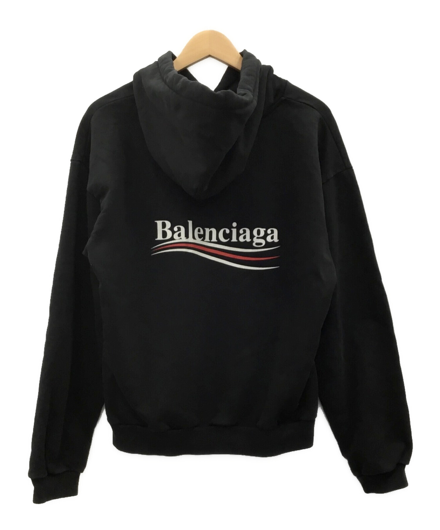 BALENCIAGA (バレンシアガ) パーカー ブラック サイズ:M