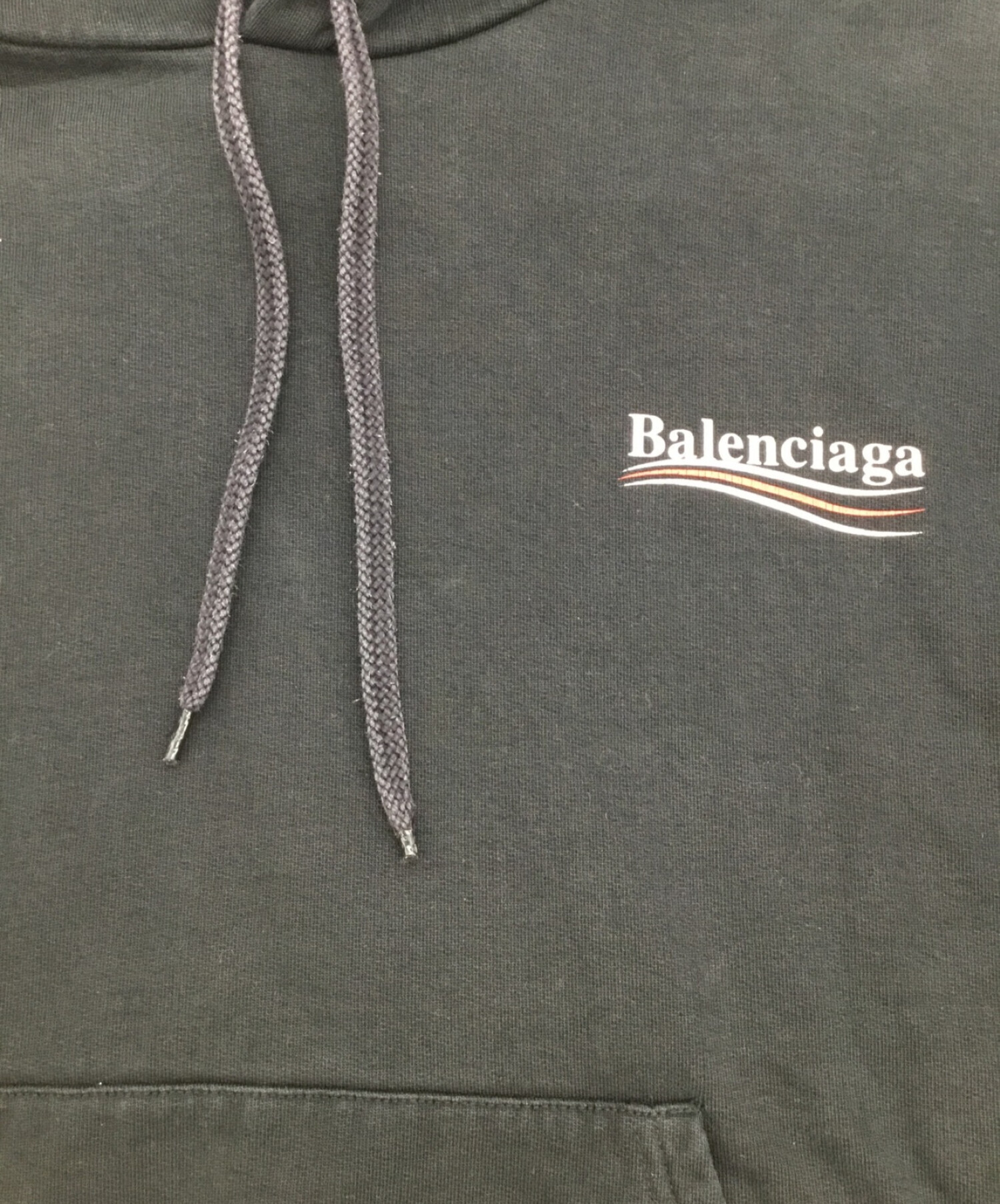 BALENCIAGA (バレンシアガ) パーカー ブラック サイズ:M