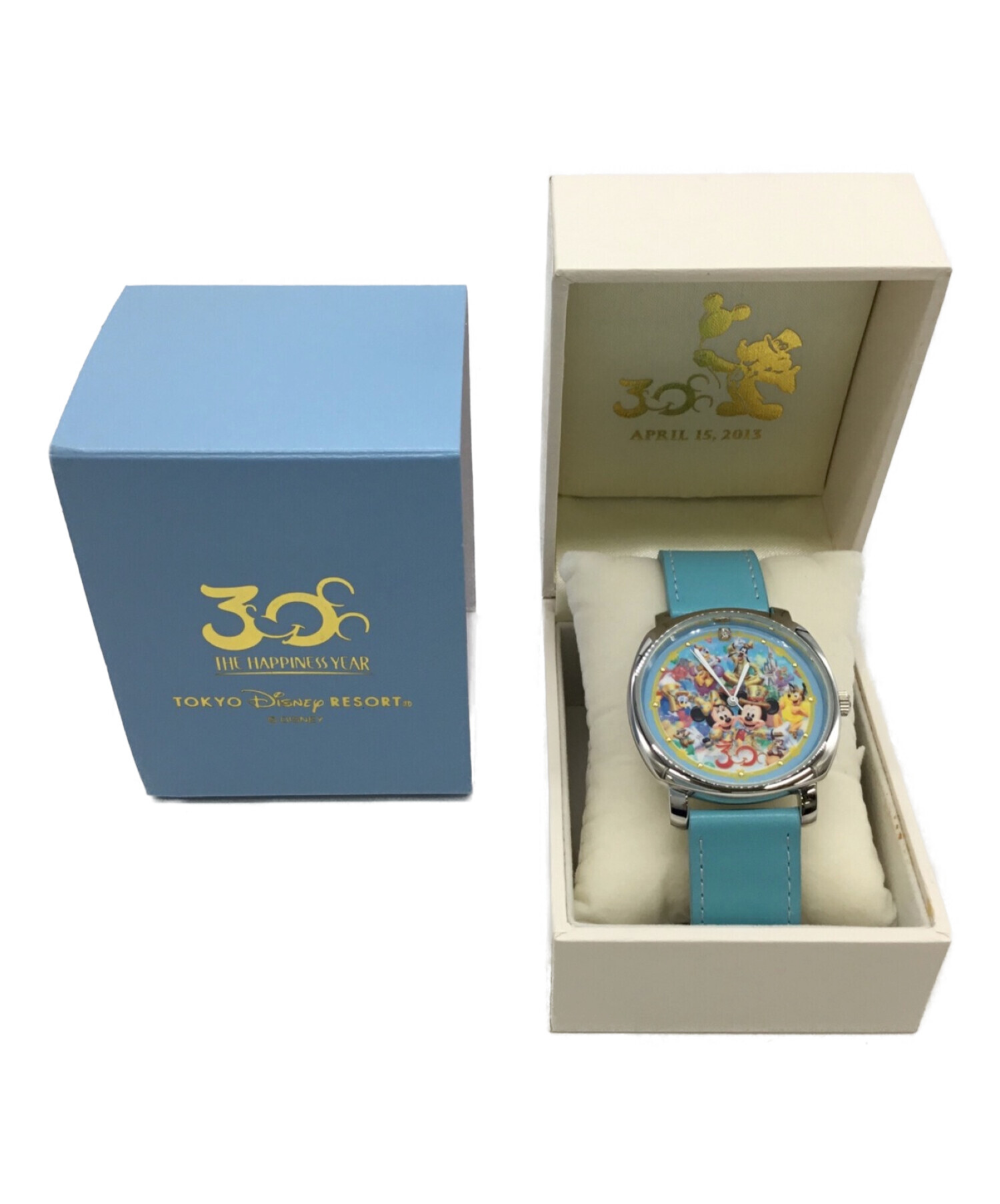 カラーブルー（限定）ディズニーシー オリジナルクォーツ腕時計