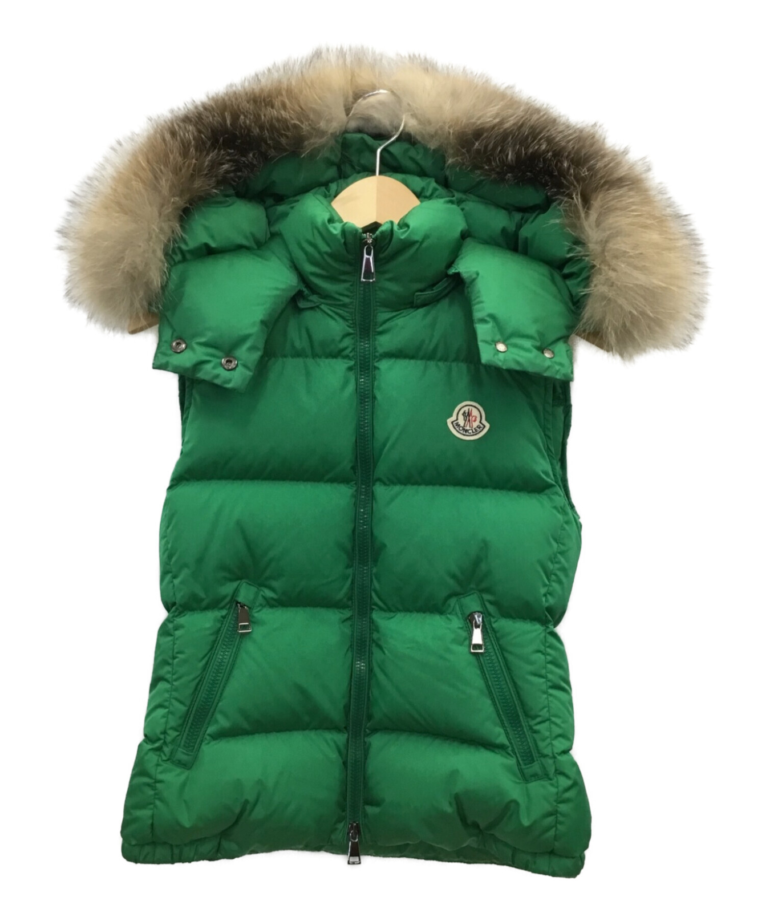 MONCLER (モンクレール) ダウンベスト グリーン