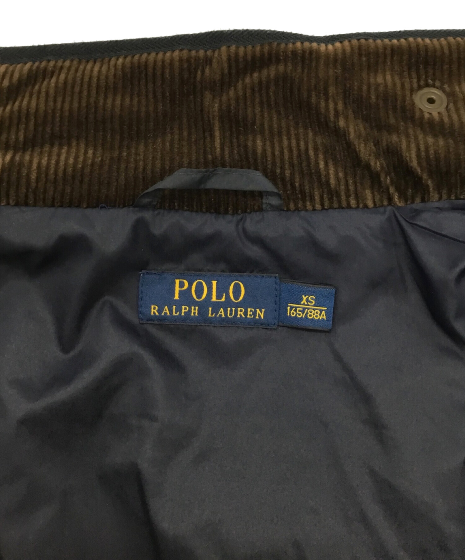 POLO RALPH LAUREN (ポロ・ラルフローレン) キルティングジャケット ネイビー サイズ:XS（165/88A）