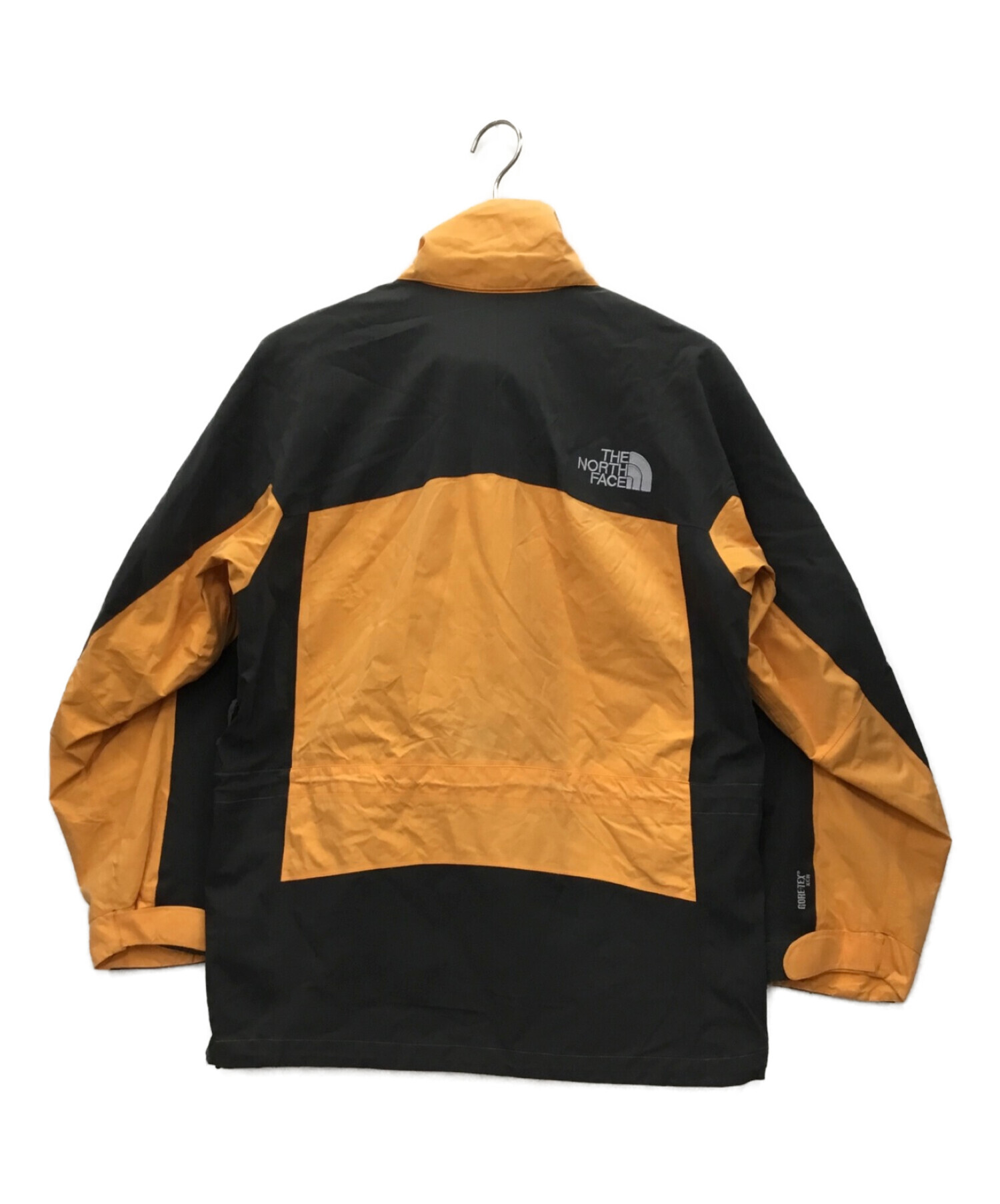 THE NORTH FACE (ザ ノース フェイス) マウンテンライトジャケット ブラック×イエロー サイズ:M