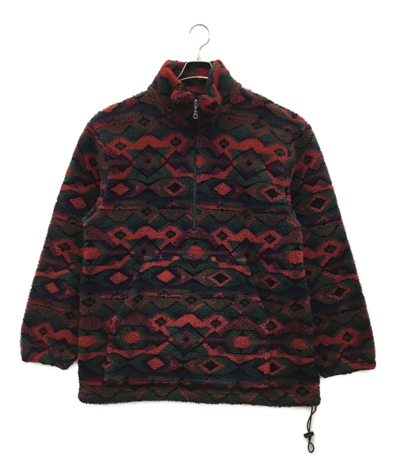 WOOLRICH (ウールリッチ) フリースプルオーバー レッド サイズ:L