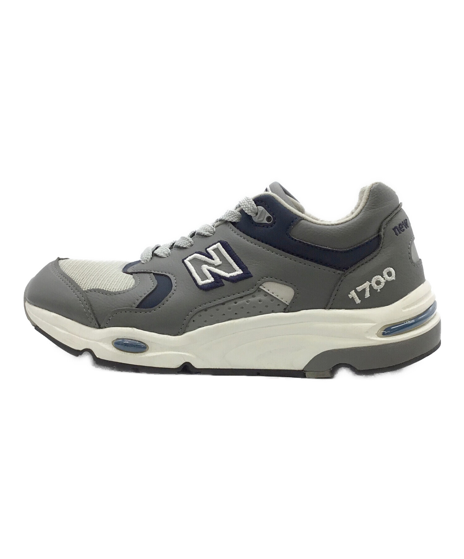 NEW BALANCE (ニューバランス) スニーカー グレー サイズ:25.5cm