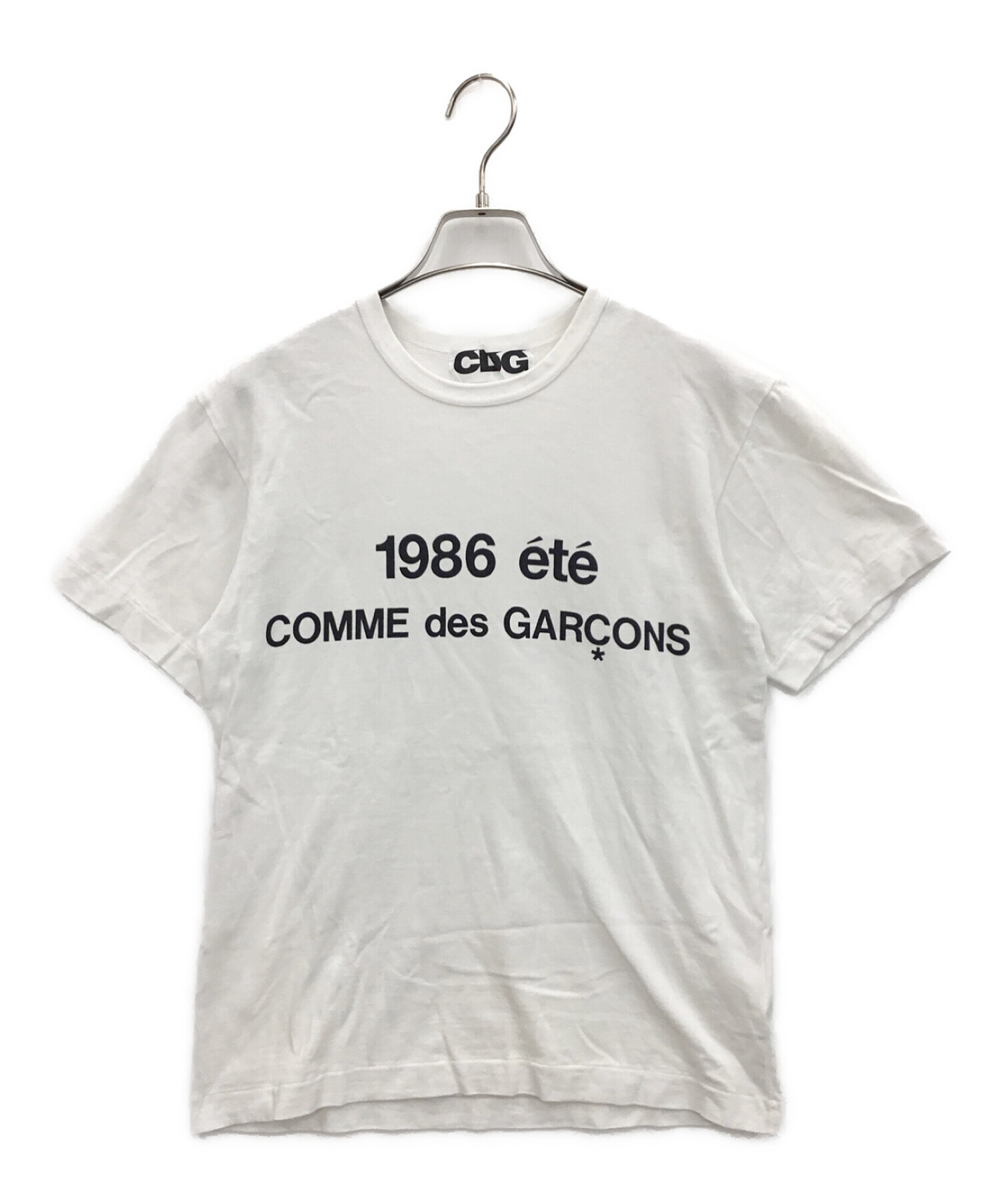 COMME des GARCONS (コムデギャルソン) Tシャツ ホワイト サイズ:S